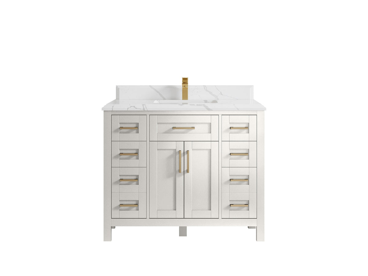 Cambridge 42 in. W x 22 in. D Single Sink Bathroom Vanity - Willow Bath and Vanity