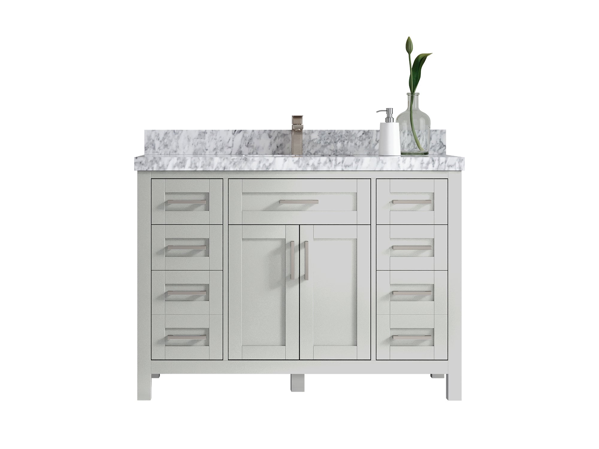 Cambridge 48 in. W x 22 in. D Single Sink Bathroom Vanity - Willow Bath and Vanity