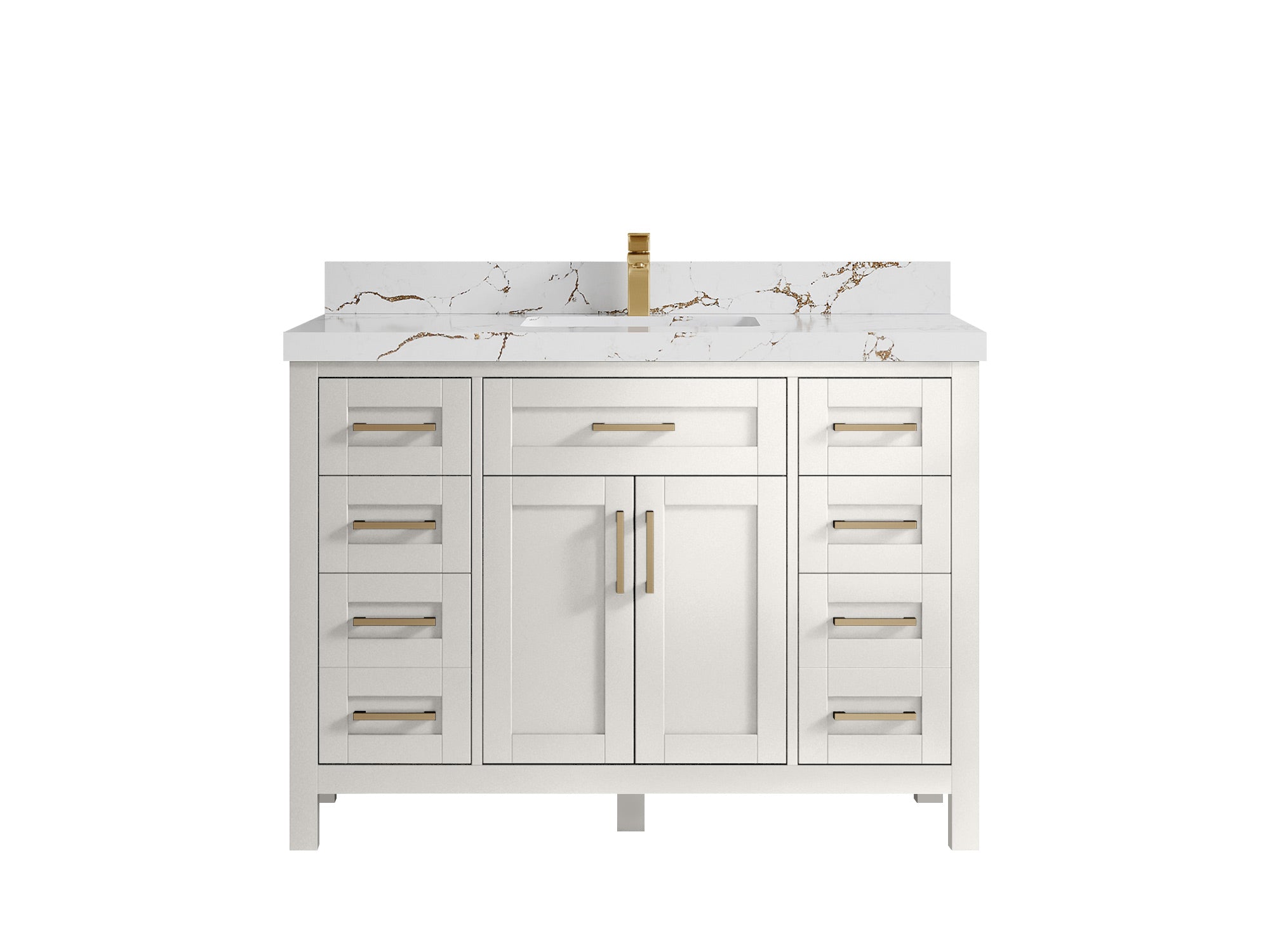 Cambridge 48 in. W x 22 in. D Single Sink Bathroom Vanity - Willow Bath and Vanity