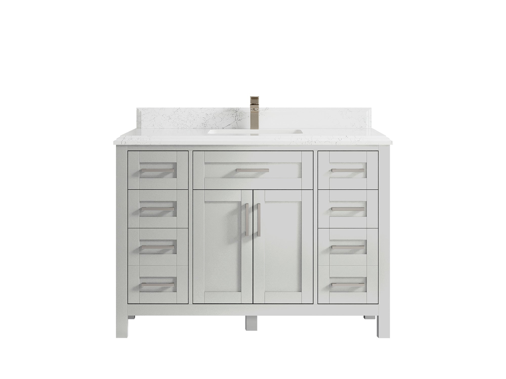 Cambridge 48 in. W x 22 in. D Single Sink Bathroom Vanity - Willow Bath and Vanity