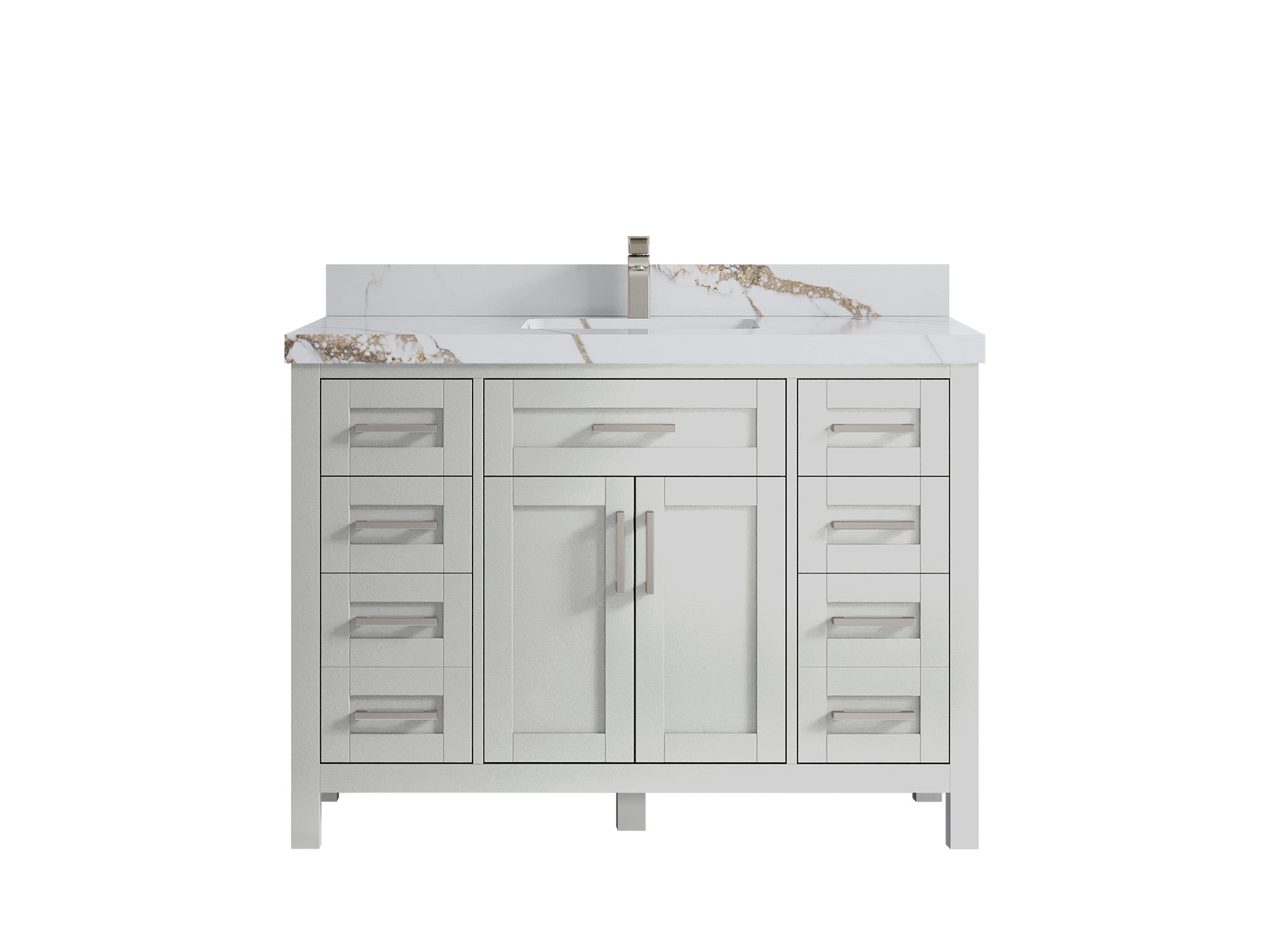 Cambridge 48 in. W x 22 in. D Single Sink Bathroom Vanity - Willow Bath and Vanity