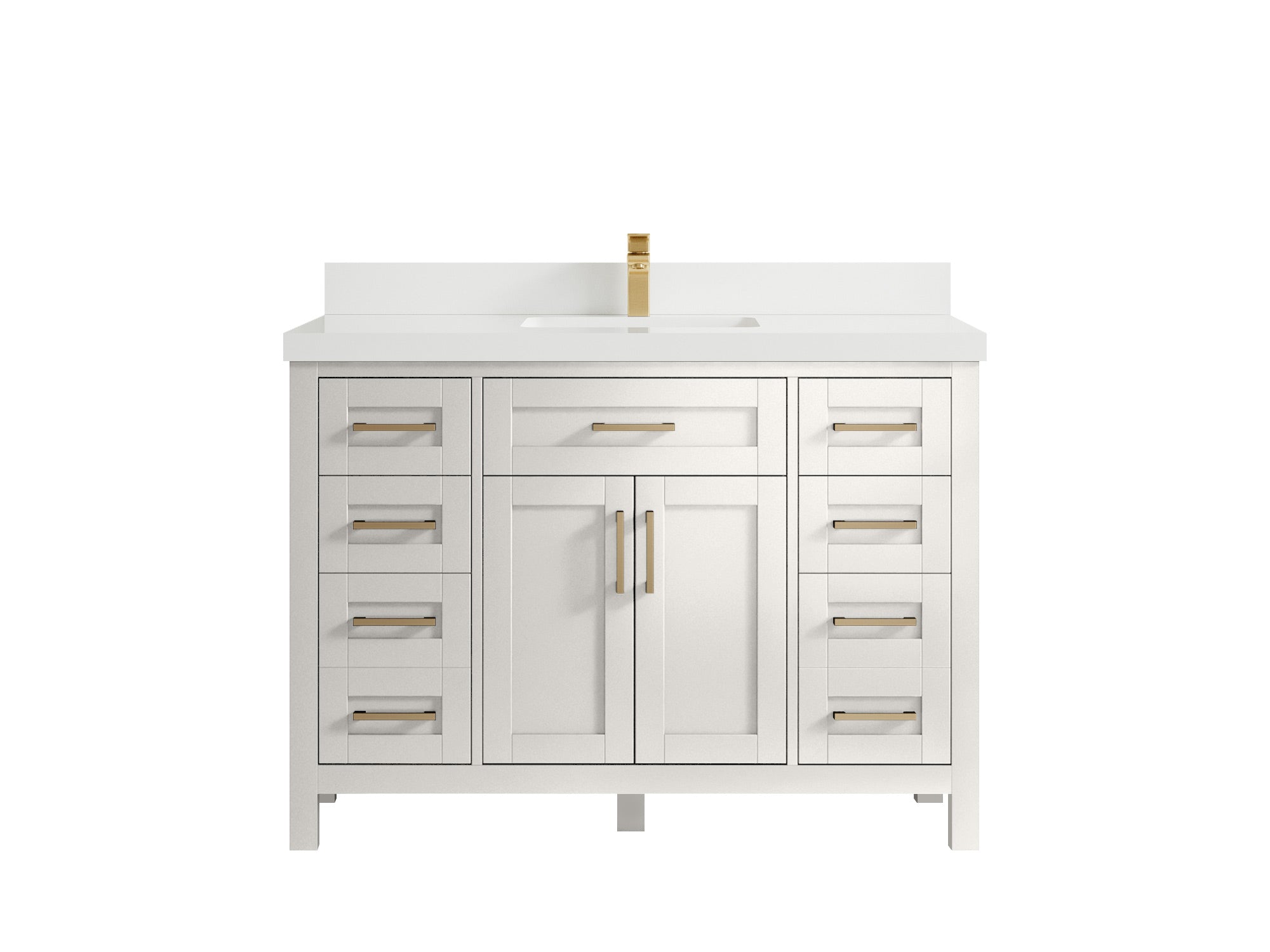 Cambridge 48 in. W x 22 in. D Single Sink Bathroom Vanity - Willow Bath and Vanity