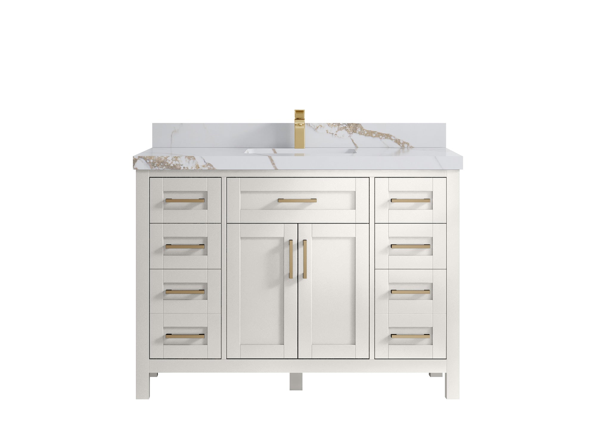 Cambridge 48 in. W x 22 in. D Single Sink Bathroom Vanity - Willow Bath and Vanity