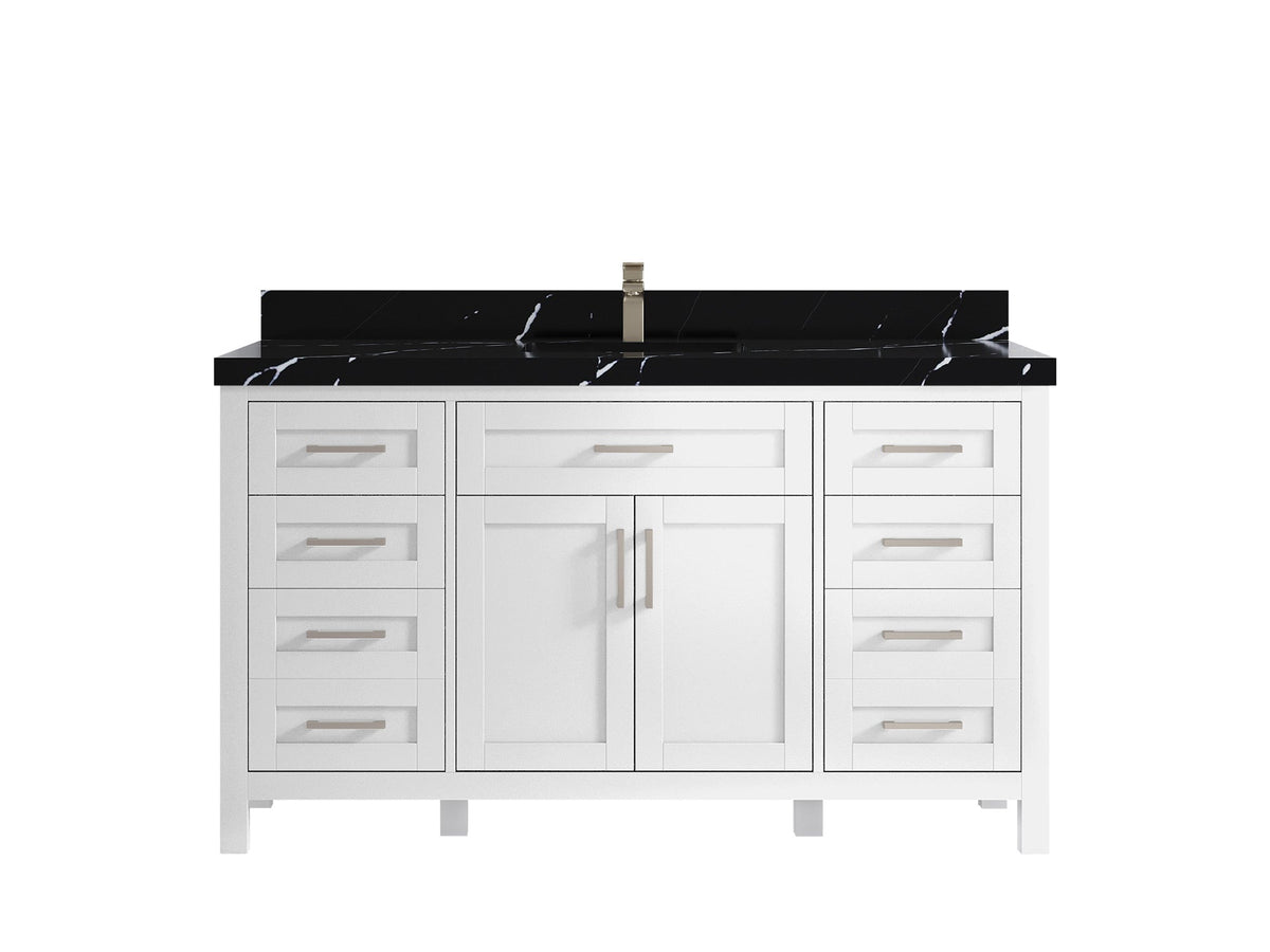 Cambridge 60 in. W x 22 in. D Single Sink Bathroom Vanity - Willow Bath and Vanity