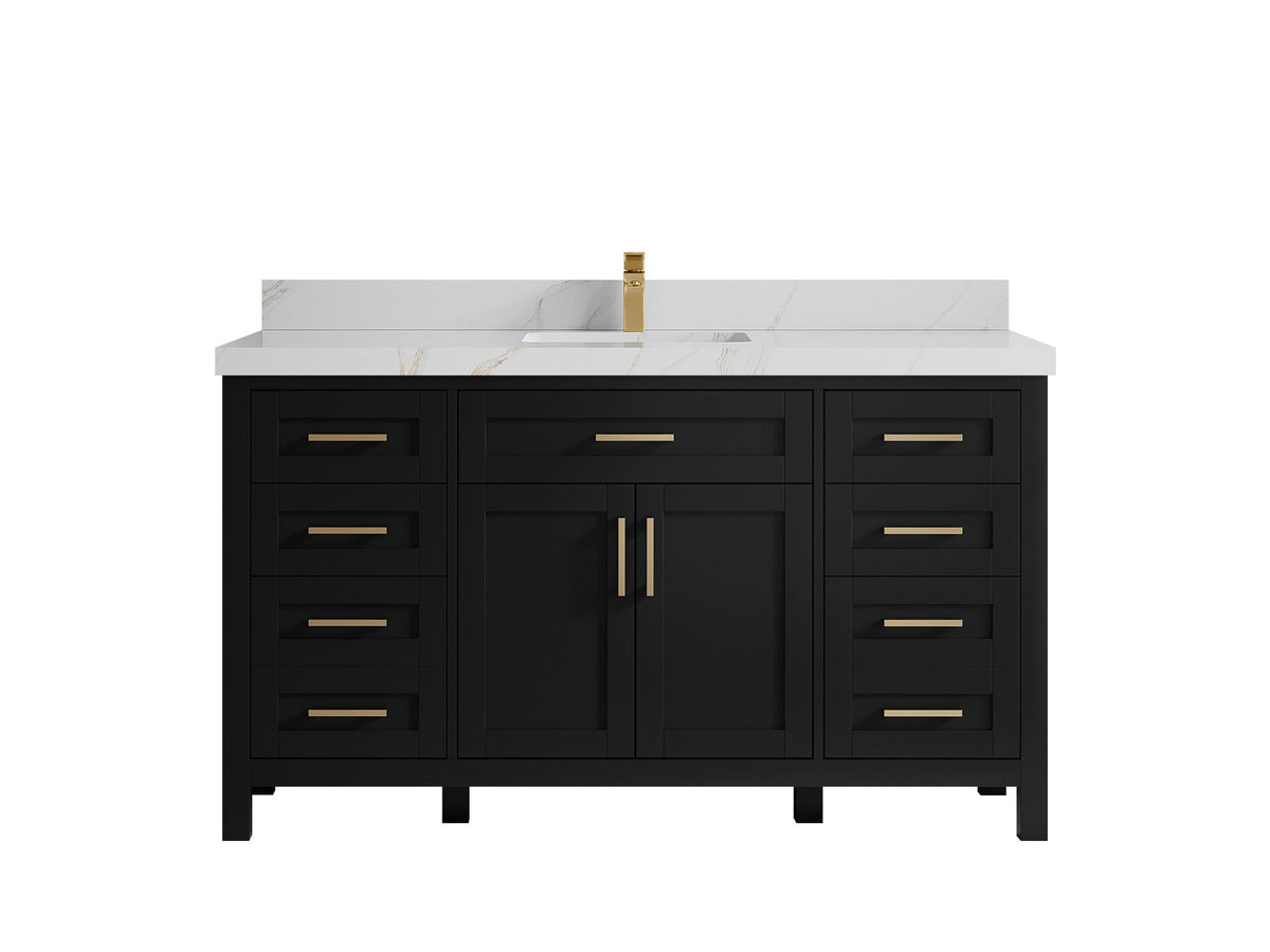 Cambridge 60 in. W x 22 in. D Single Sink Bathroom Vanity - Willow Bath and Vanity
