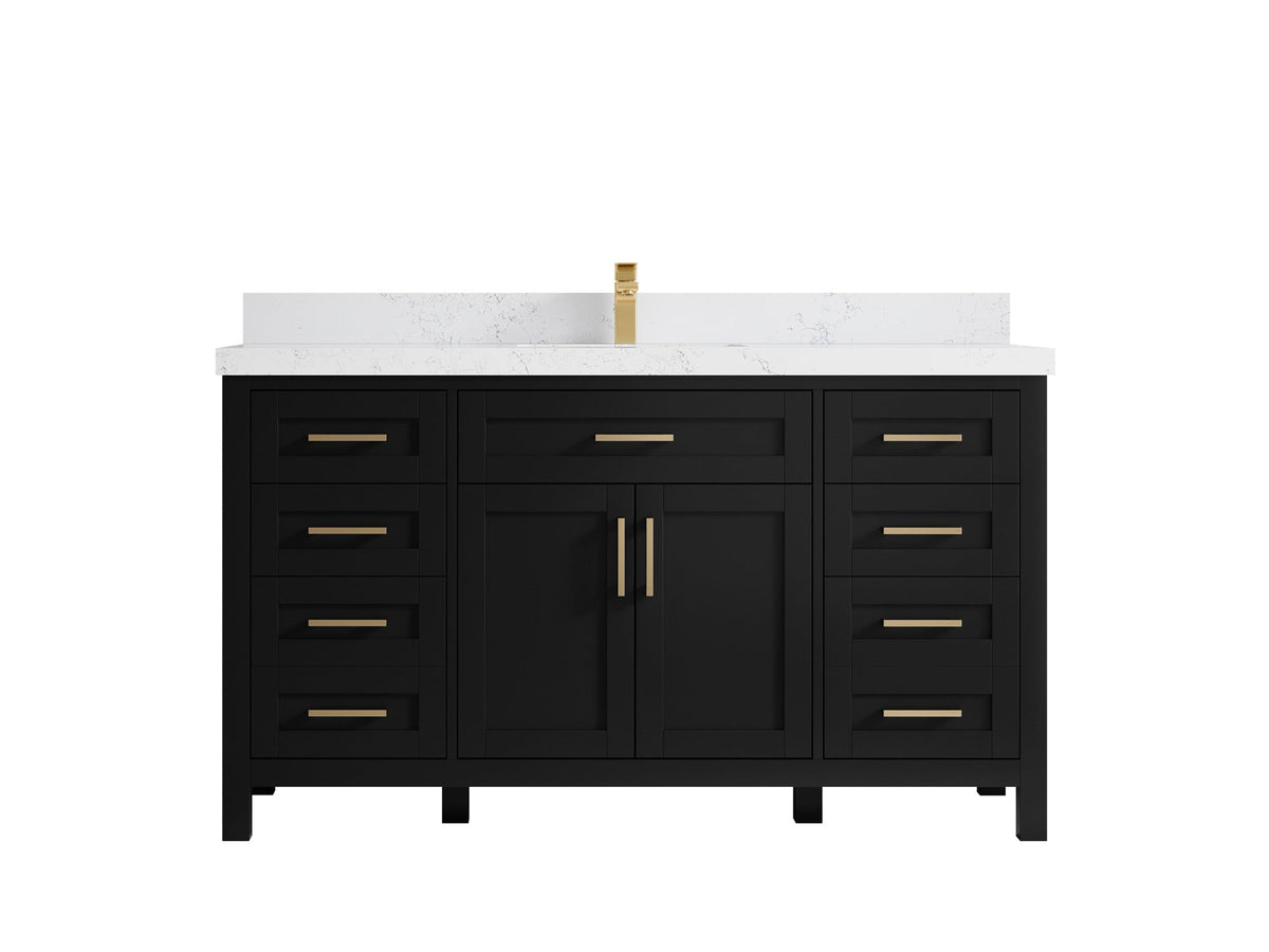 Cambridge 60 in. W x 22 in. D Single Sink Bathroom Vanity - Willow Bath and Vanity