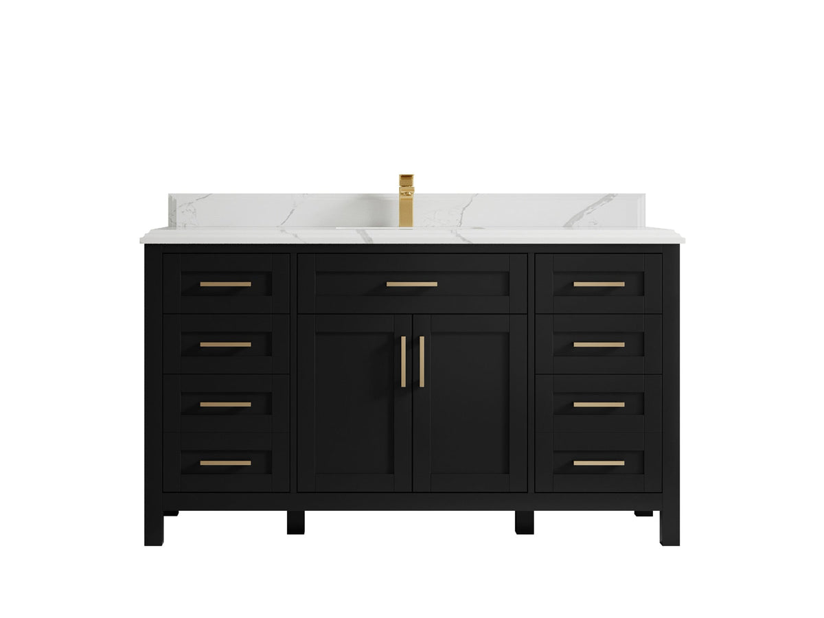 Cambridge 60 in. W x 22 in. D Single Sink Bathroom Vanity - Willow Bath and Vanity