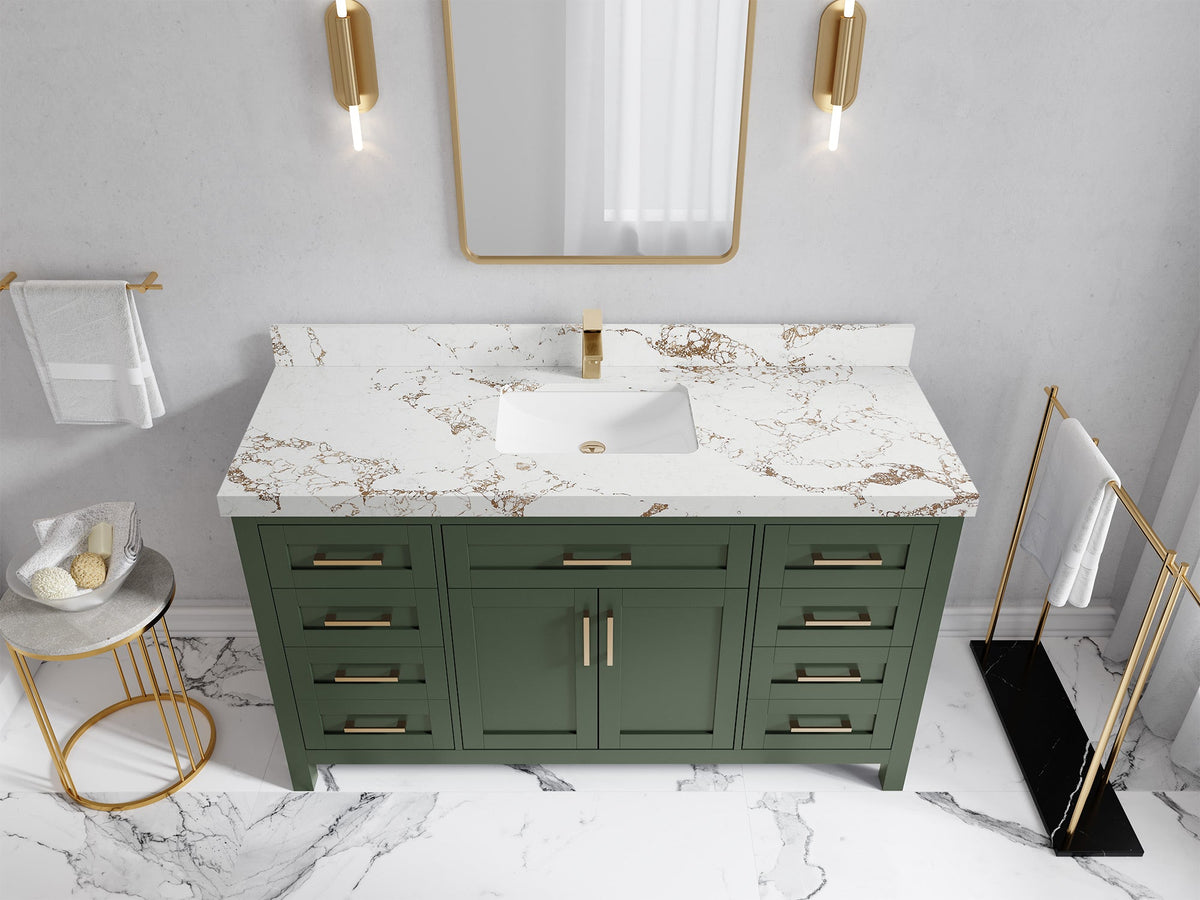 Cambridge 60 in. W x 22 in. D Single Sink Bathroom Vanity - Willow Bath and Vanity