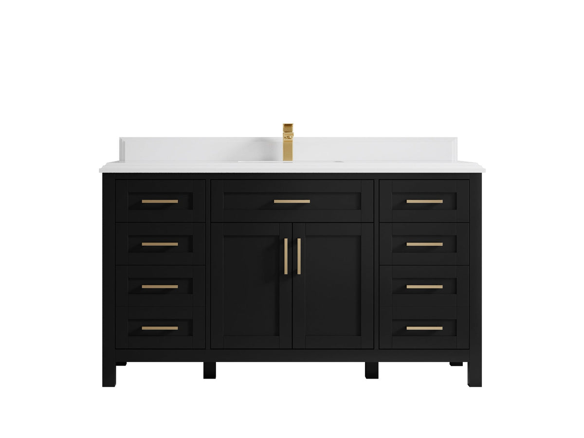 Cambridge 60 in. W x 22 in. D Single Sink Bathroom Vanity - Willow Bath and Vanity