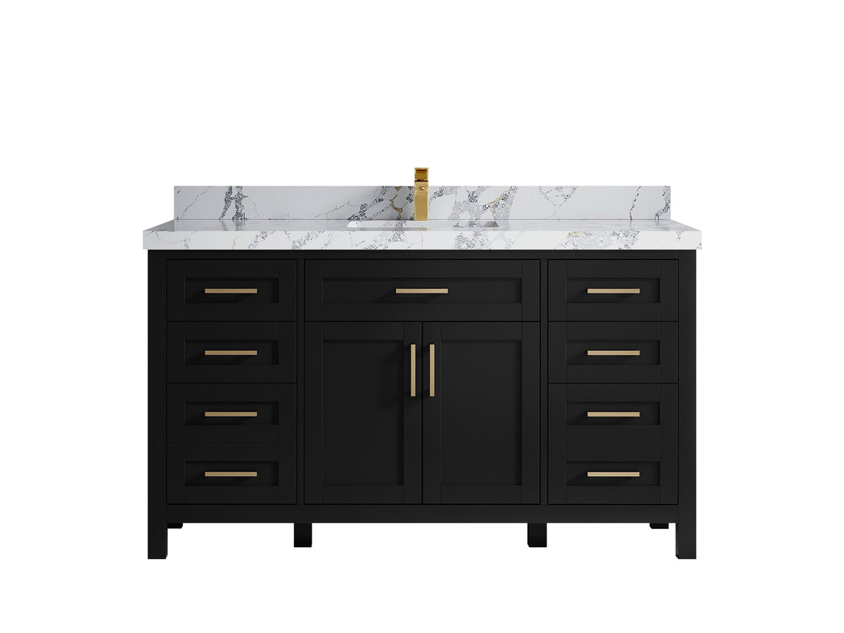 Cambridge 60 in. W x 22 in. D Single Sink Bathroom Vanity - Willow Bath and Vanity