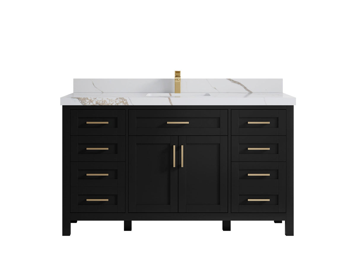 Cambridge 60 in. W x 22 in. D Single Sink Bathroom Vanity - Willow Bath and Vanity
