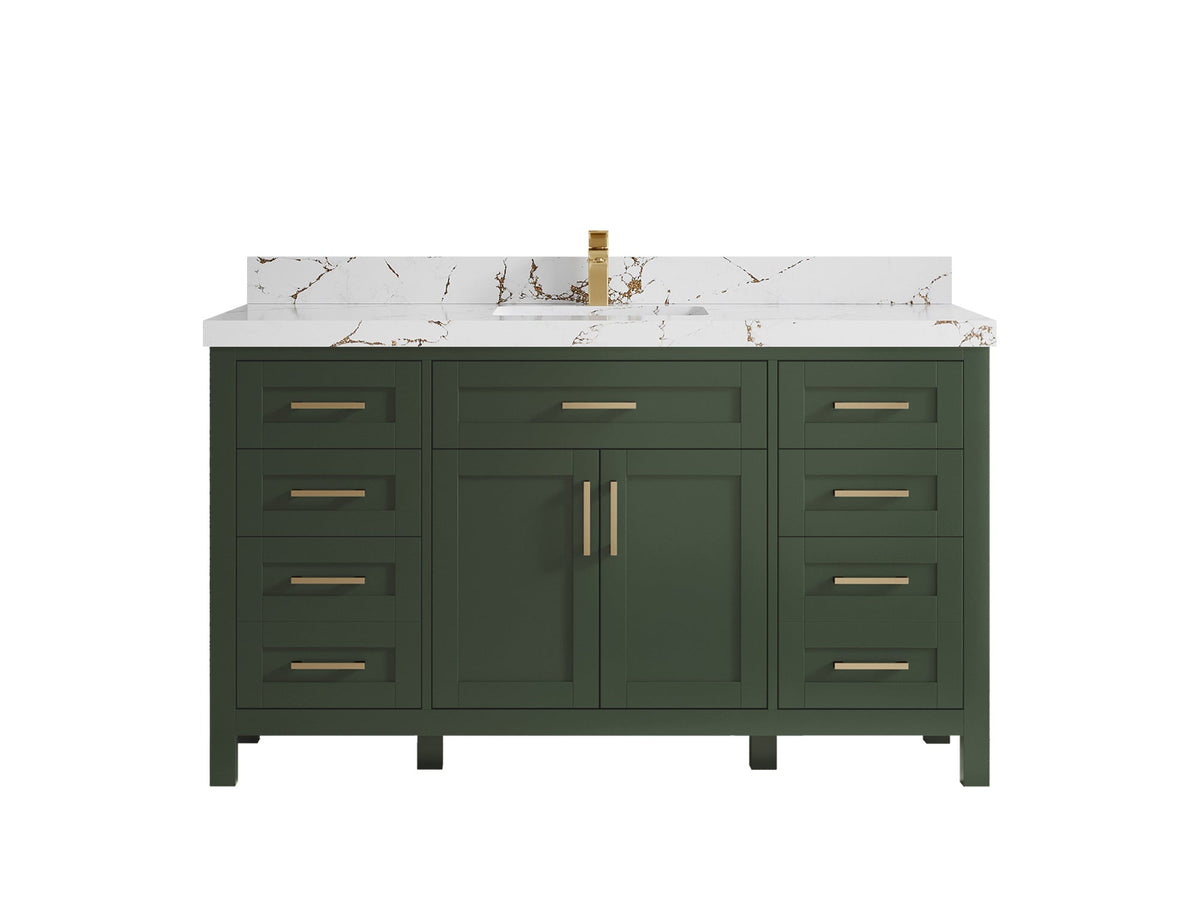 Cambridge 60 in. W x 22 in. D Single Sink Bathroom Vanity - Willow Bath and Vanity