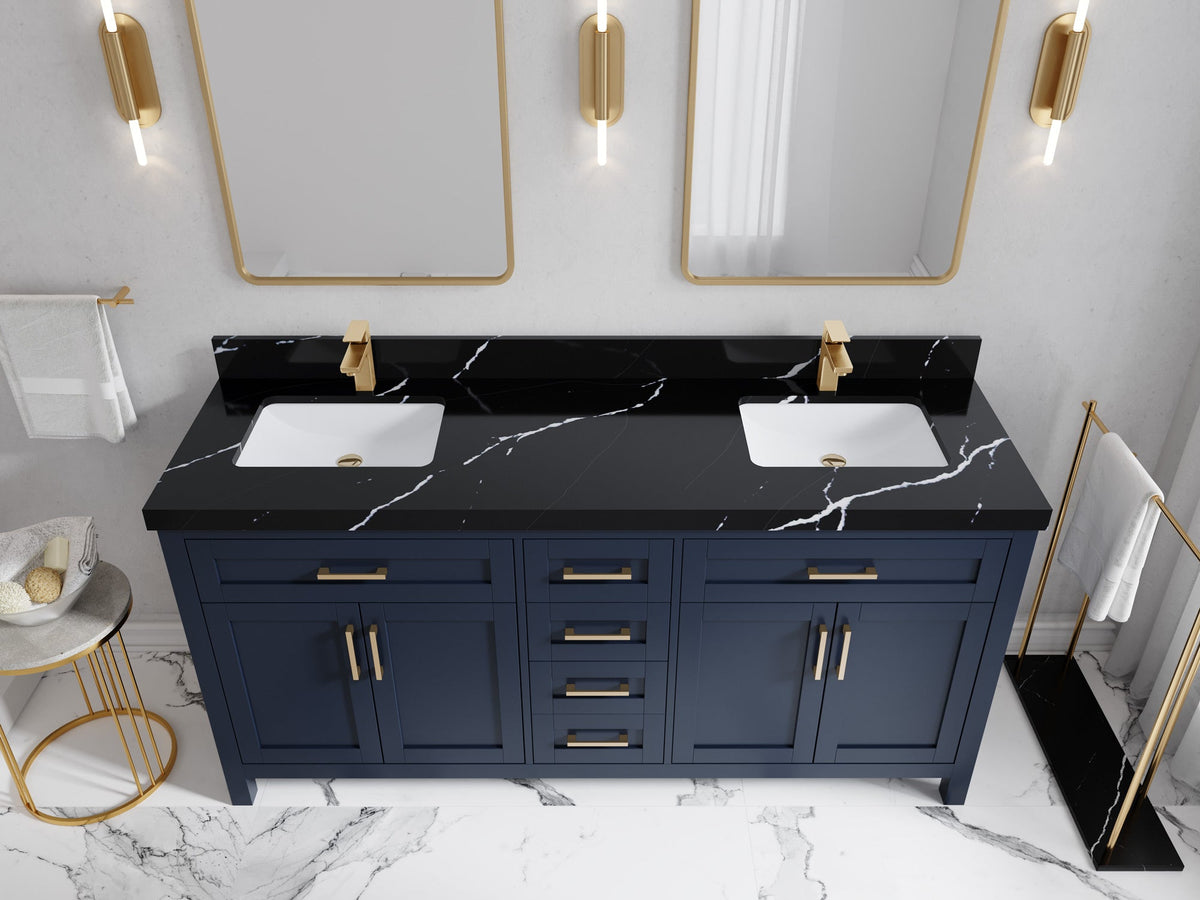 Cambridge 72 in. W x 22 in. D Double Sink Bathroom Vanity - Willow Bath and Vanity
