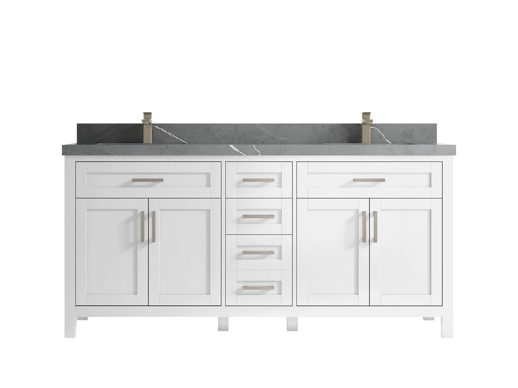 Cambridge 72 in. W x 22 in. D Double Sink Bathroom Vanity - Willow Bath and Vanity