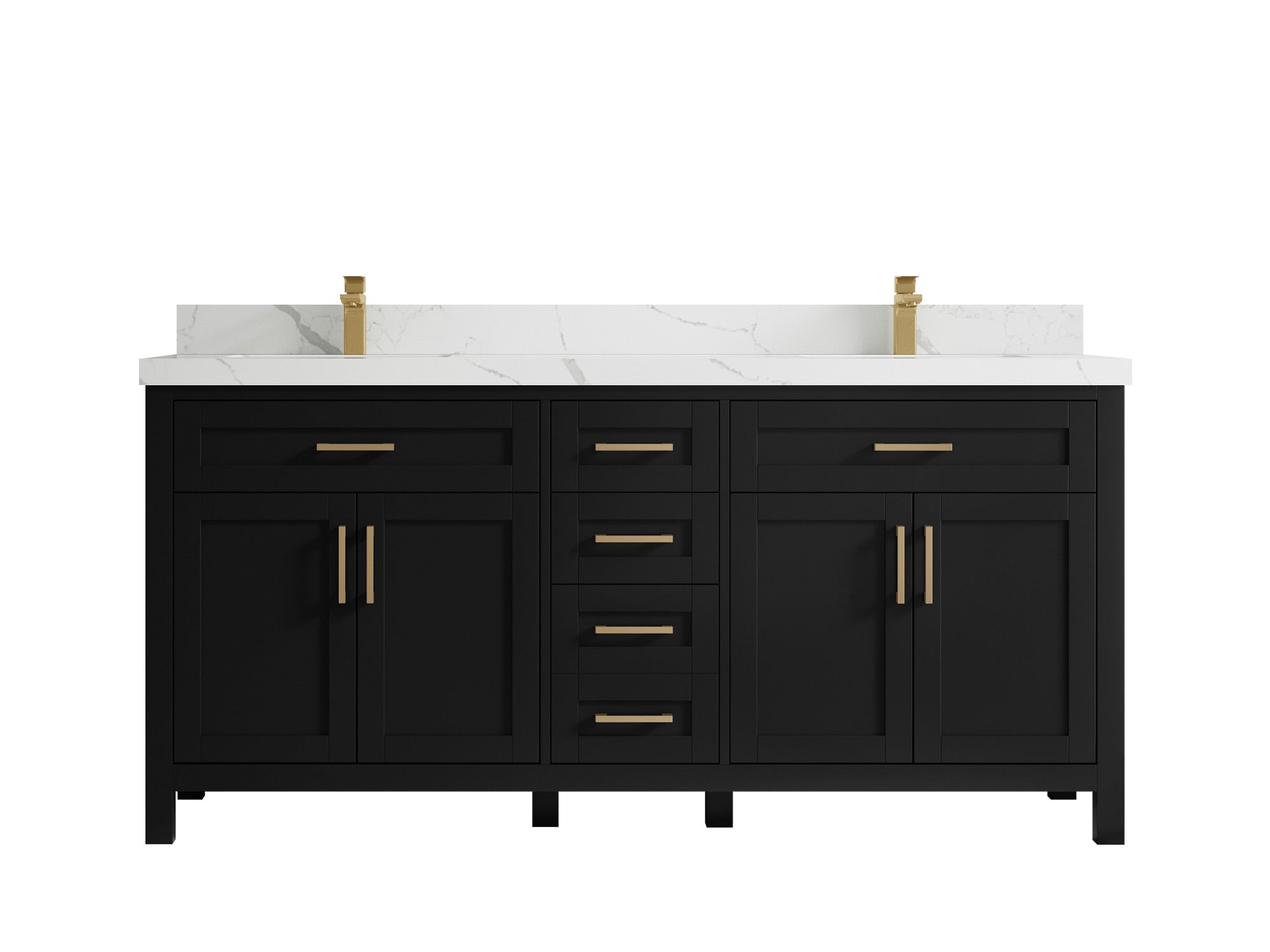 Cambridge 72 in. W x 22 in. D Double Sink Bathroom Vanity - Willow Bath and Vanity