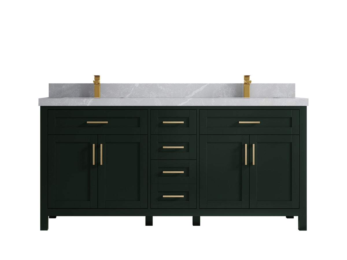 Cambridge 72 in. W x 22 in. D Double Sink Bathroom Vanity - Willow Bath and Vanity