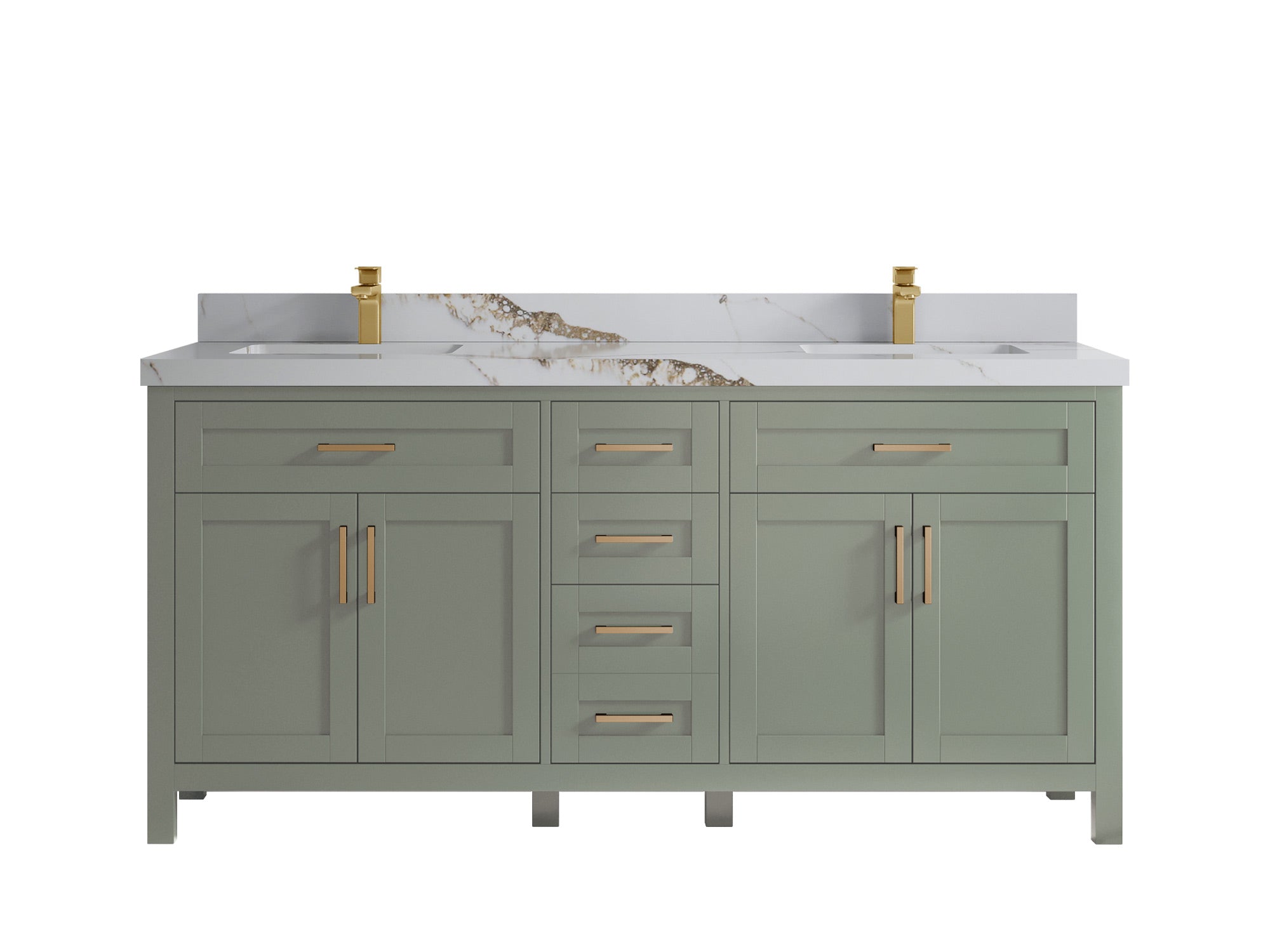 Cambridge 72 in. W x 22 in. D Double Sink Bathroom Vanity - Willow Bath and Vanity