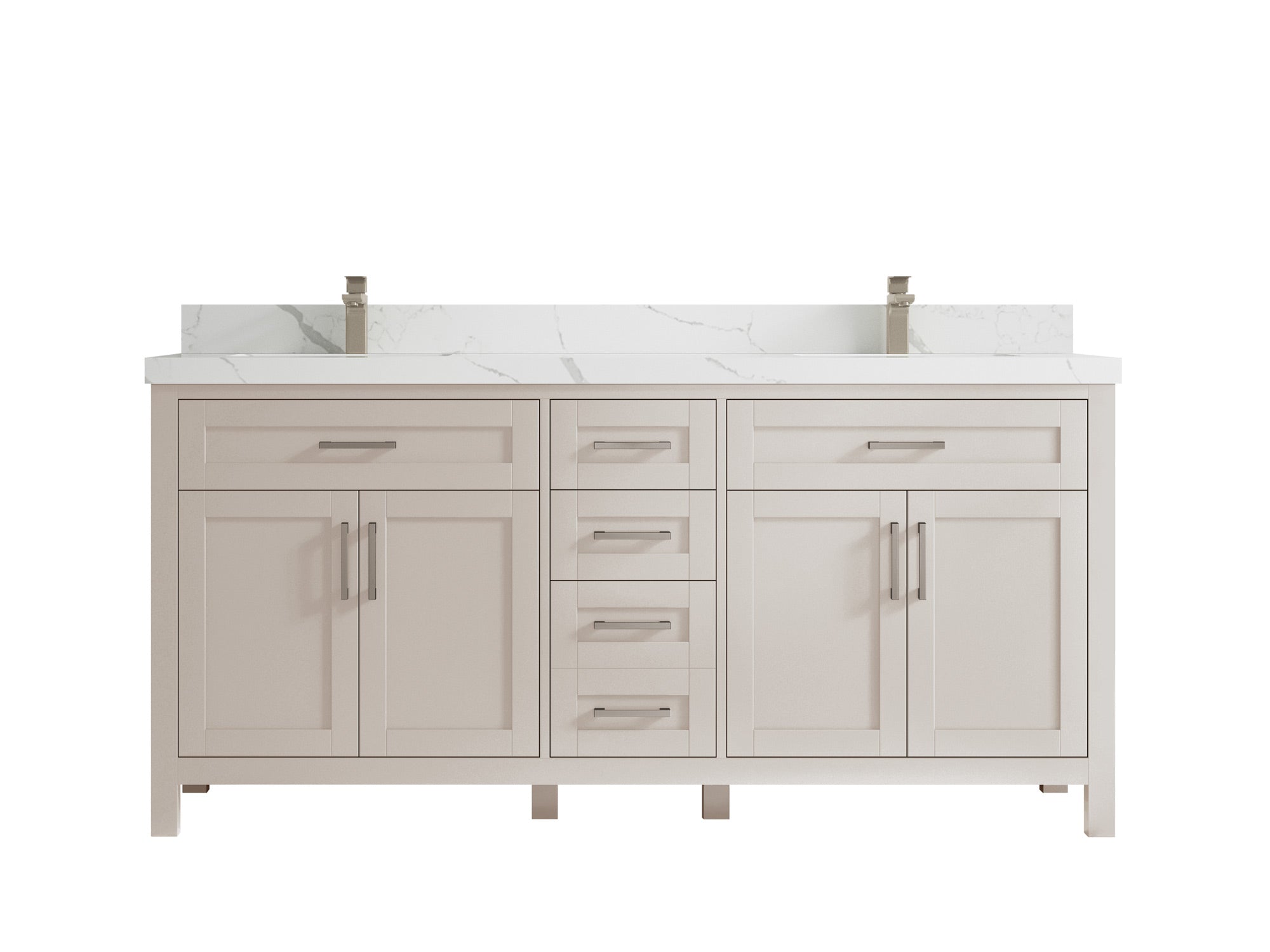 Cambridge 72 in. W x 22 in. D Double Sink Bathroom Vanity - Willow Bath and Vanity