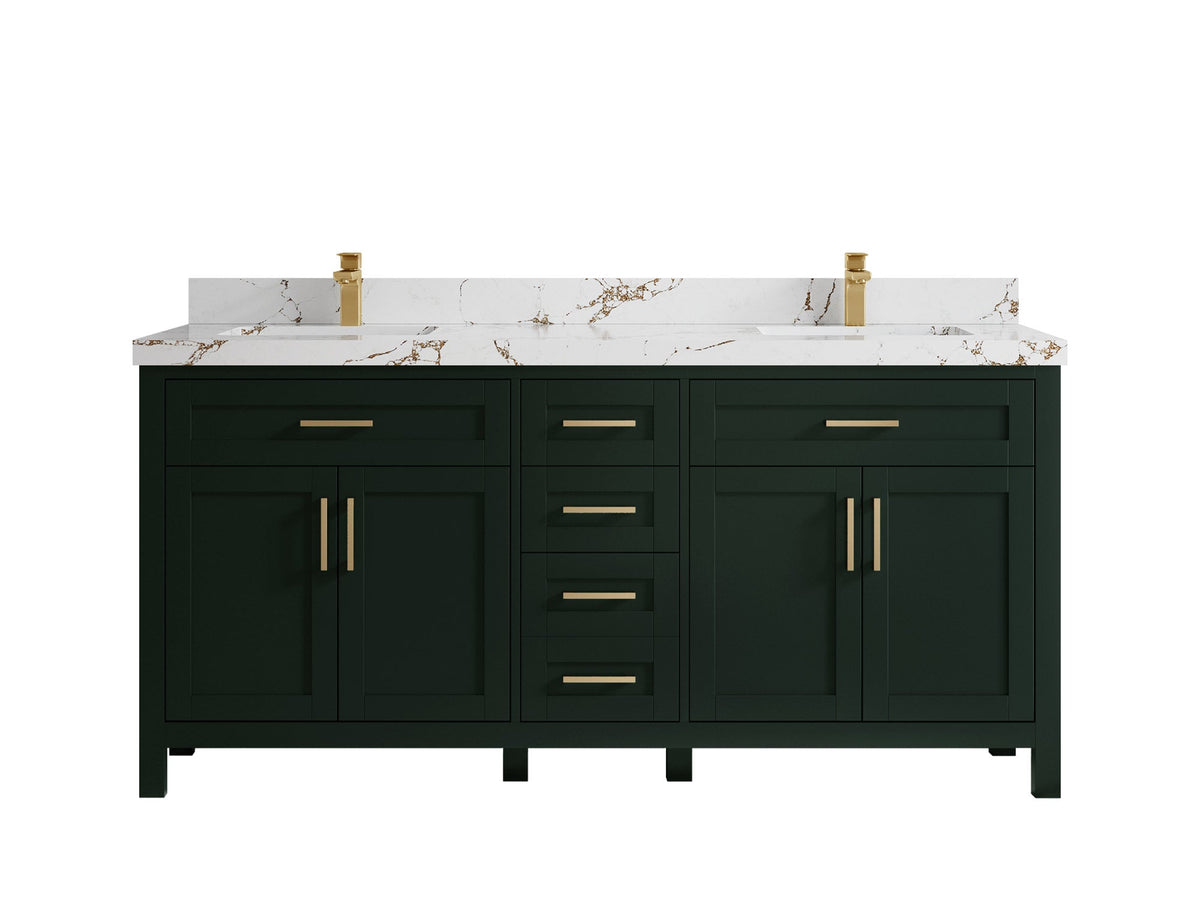 Cambridge 72 in. W x 22 in. D Double Sink Bathroom Vanity - Willow Bath and Vanity