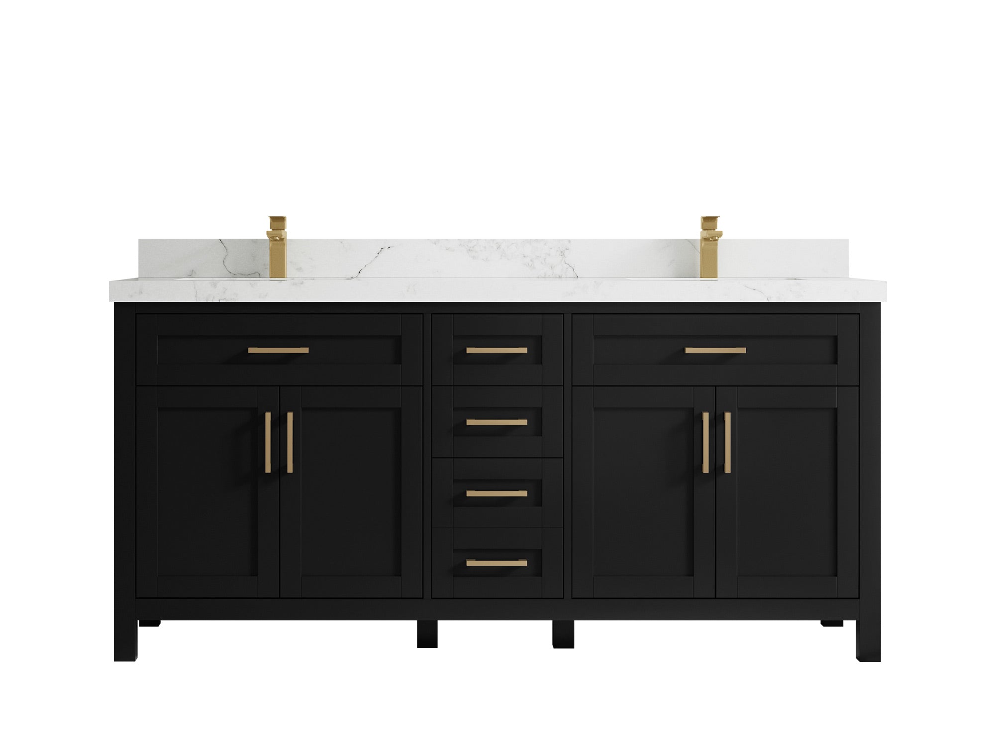 Cambridge 72 in. W x 22 in. D Double Sink Bathroom Vanity - Willow Bath and Vanity
