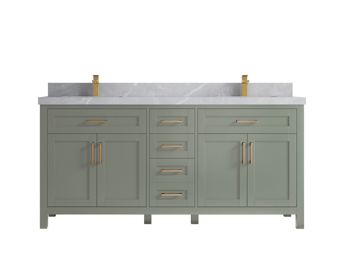 Cambridge 72 in. W x 22 in. D Double Sink Bathroom Vanity - Willow Bath and Vanity