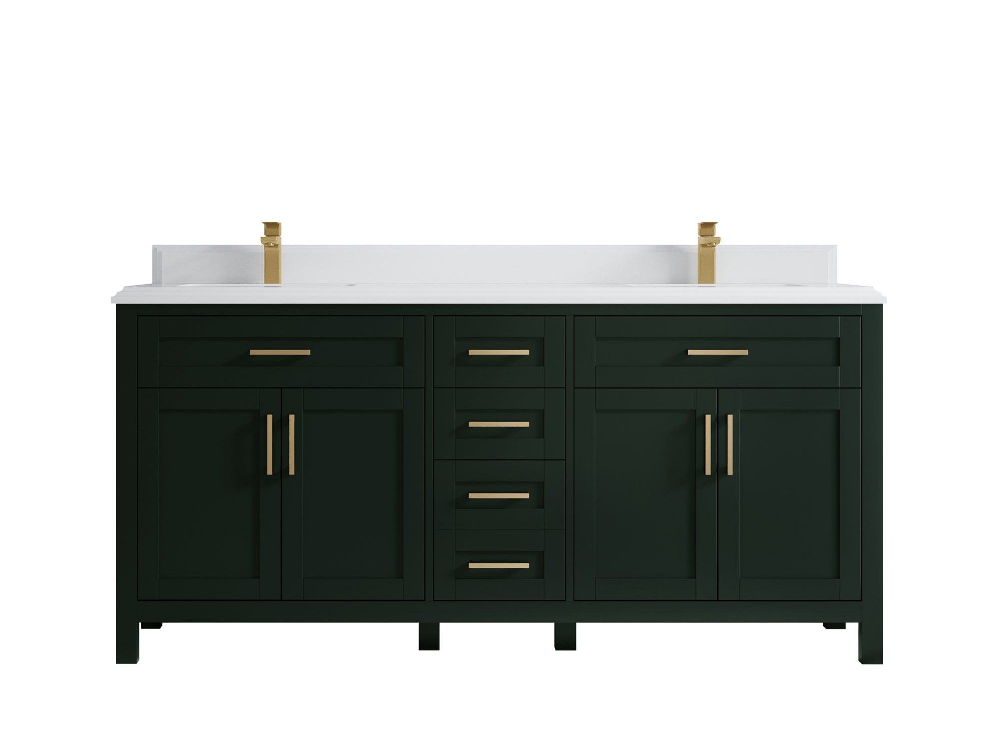 Cambridge 72 in. W x 22 in. D Double Sink Bathroom Vanity - Willow Bath and Vanity
