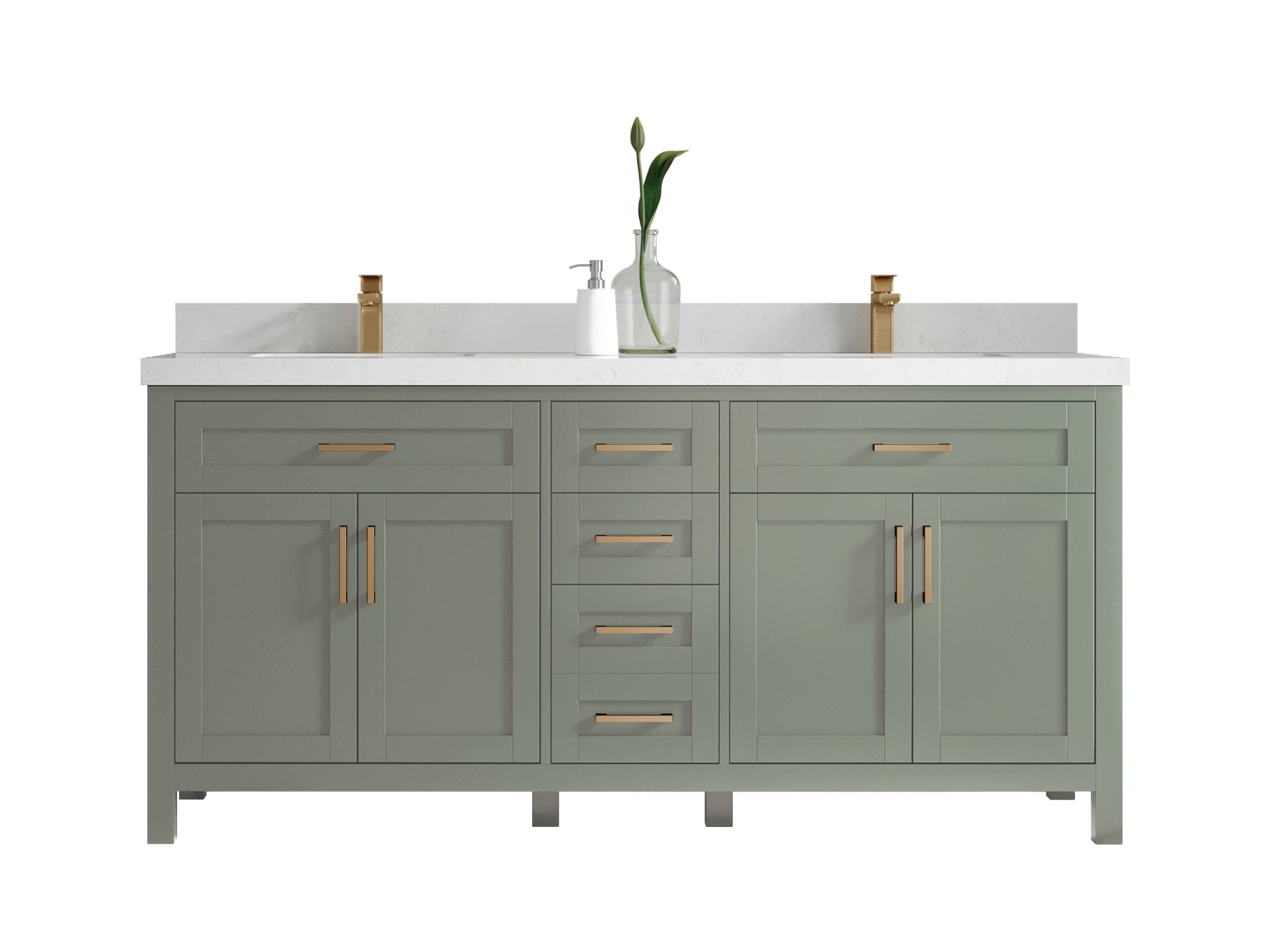 Cambridge 72 in. W x 22 in. D Double Sink Bathroom Vanity - Willow Bath and Vanity