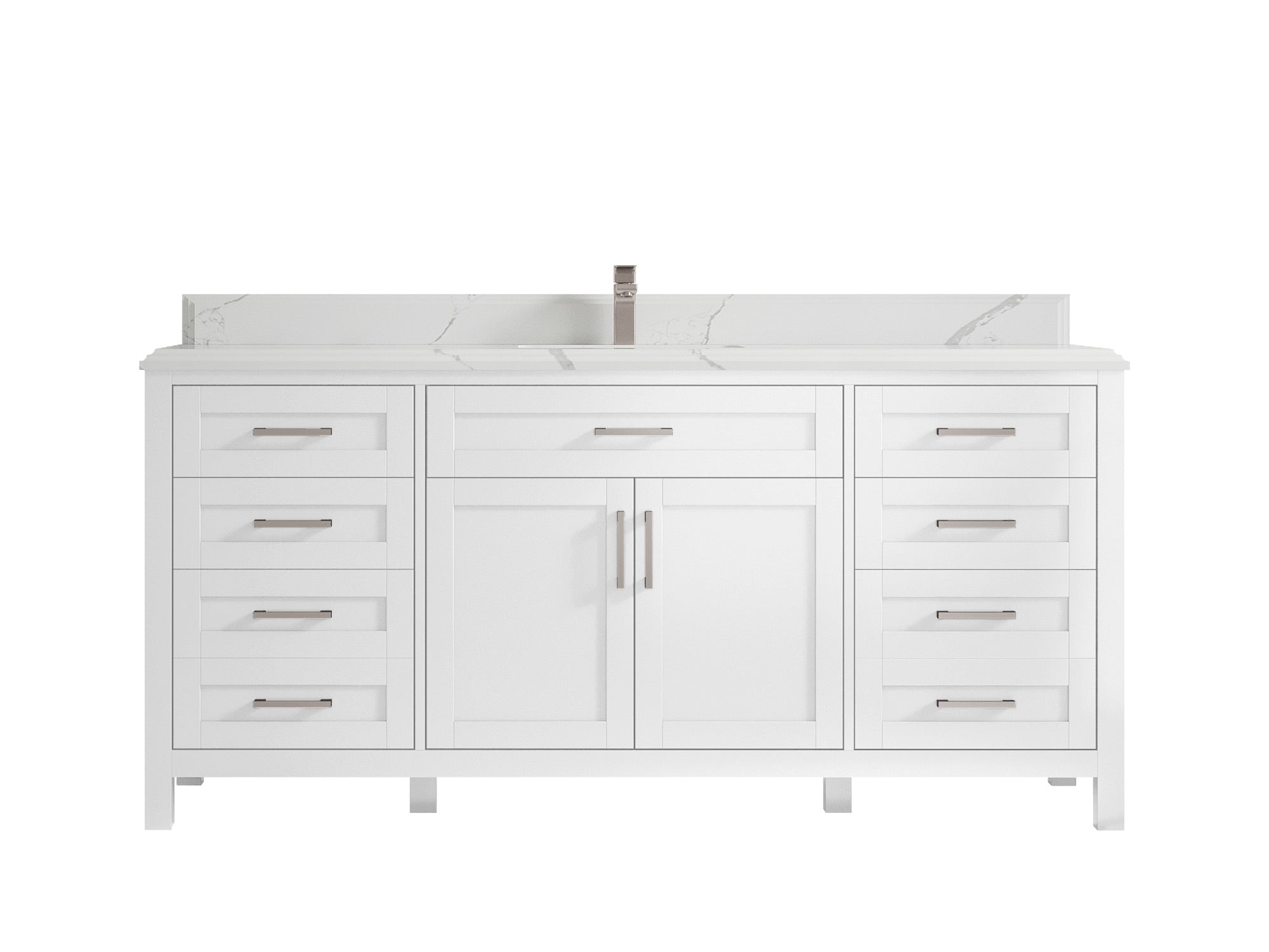 Cambridge 72 in. W x 22 in. D Single Sink Bathroom Vanity - Willow Bath and Vanity