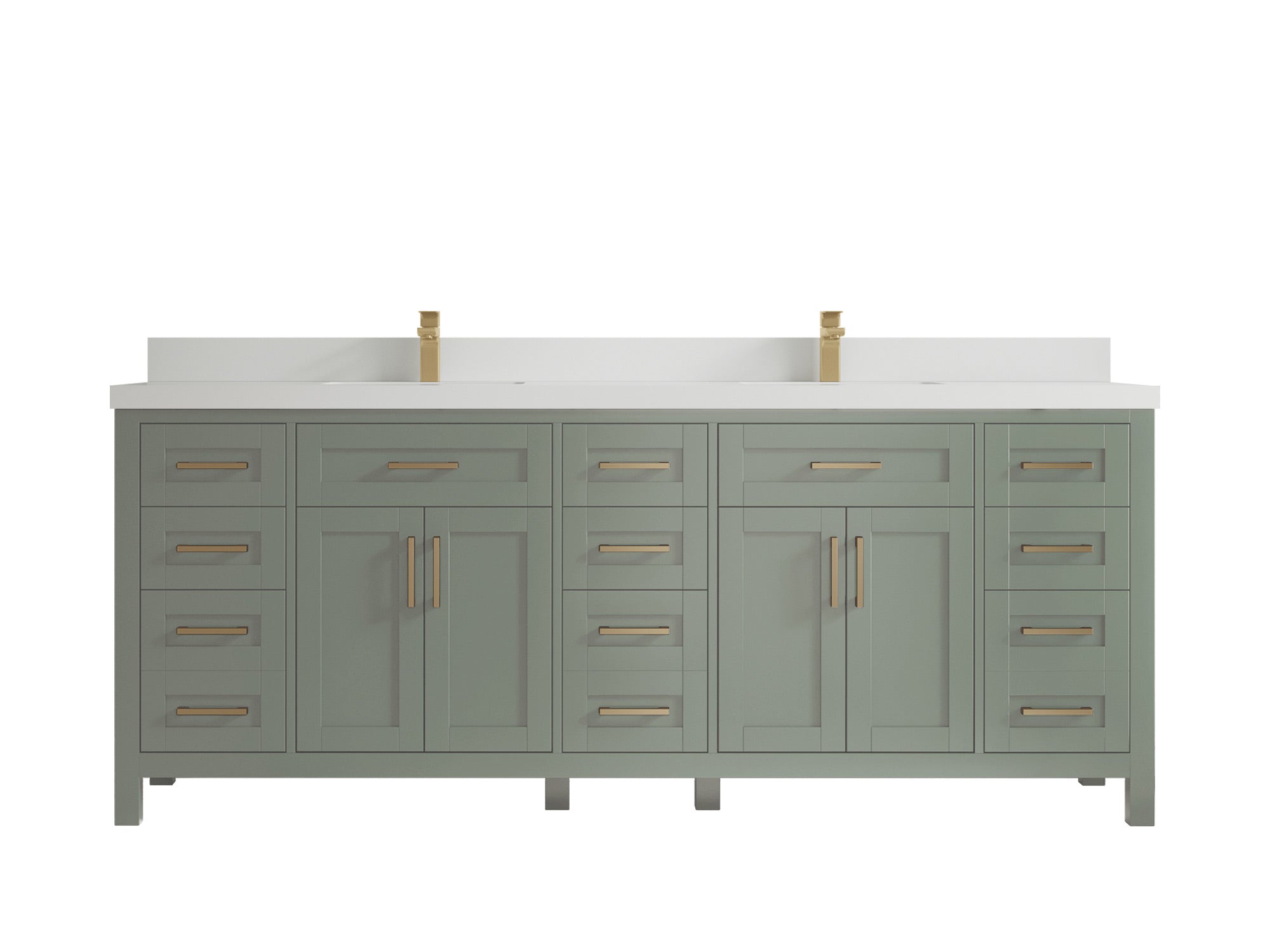 Cambridge 84 in. W x 22 in. D Double Sink Bathroom Vanity - Willow Bath and Vanity