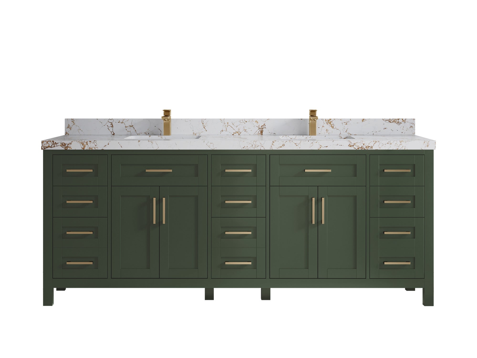 Cambridge 84 in. W x 22 in. D Double Sink Bathroom Vanity - Willow Bath and Vanity
