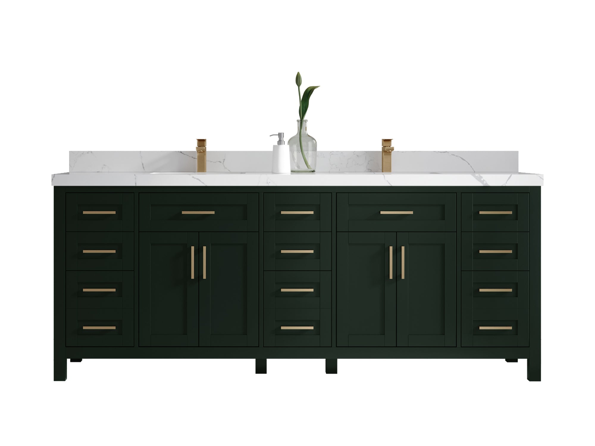 Cambridge 84 in. W x 22 in. D Double Sink Bathroom Vanity - Willow Bath and Vanity