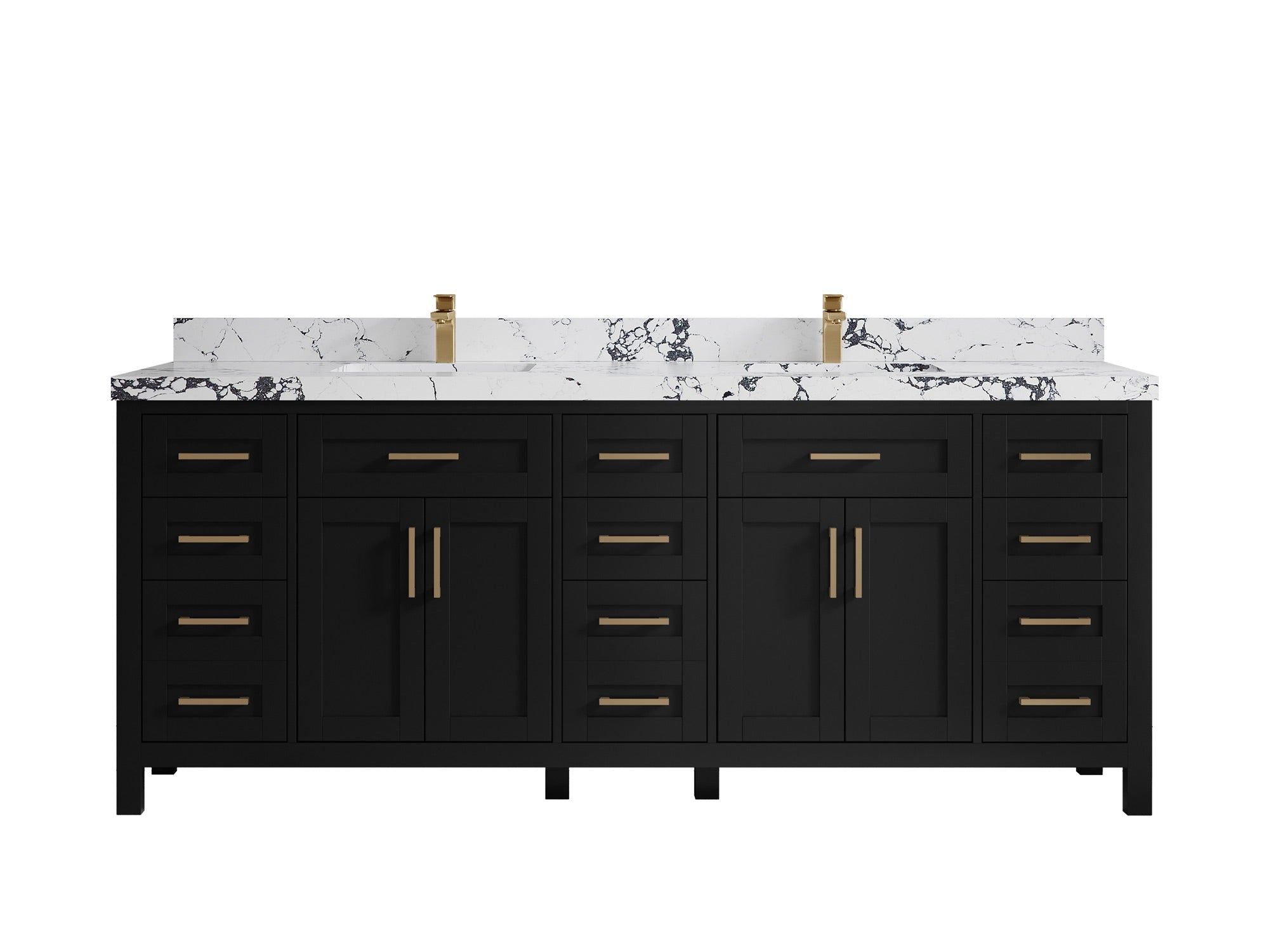 Cambridge 84 in. W x 22 in. D Double Sink Bathroom Vanity - Willow Bath and Vanity