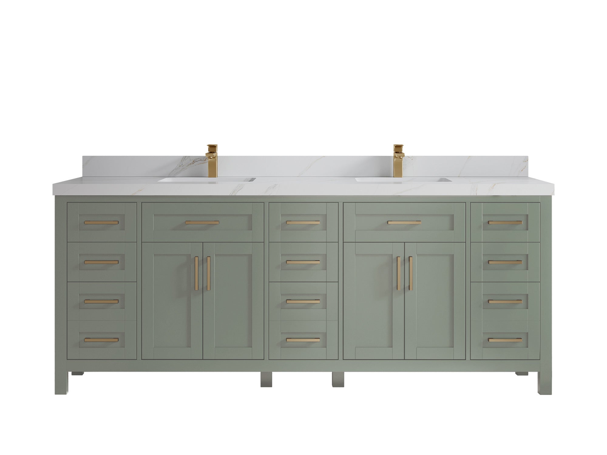 Cambridge 84 in. W x 22 in. D Double Sink Bathroom Vanity - Willow Bath and Vanity