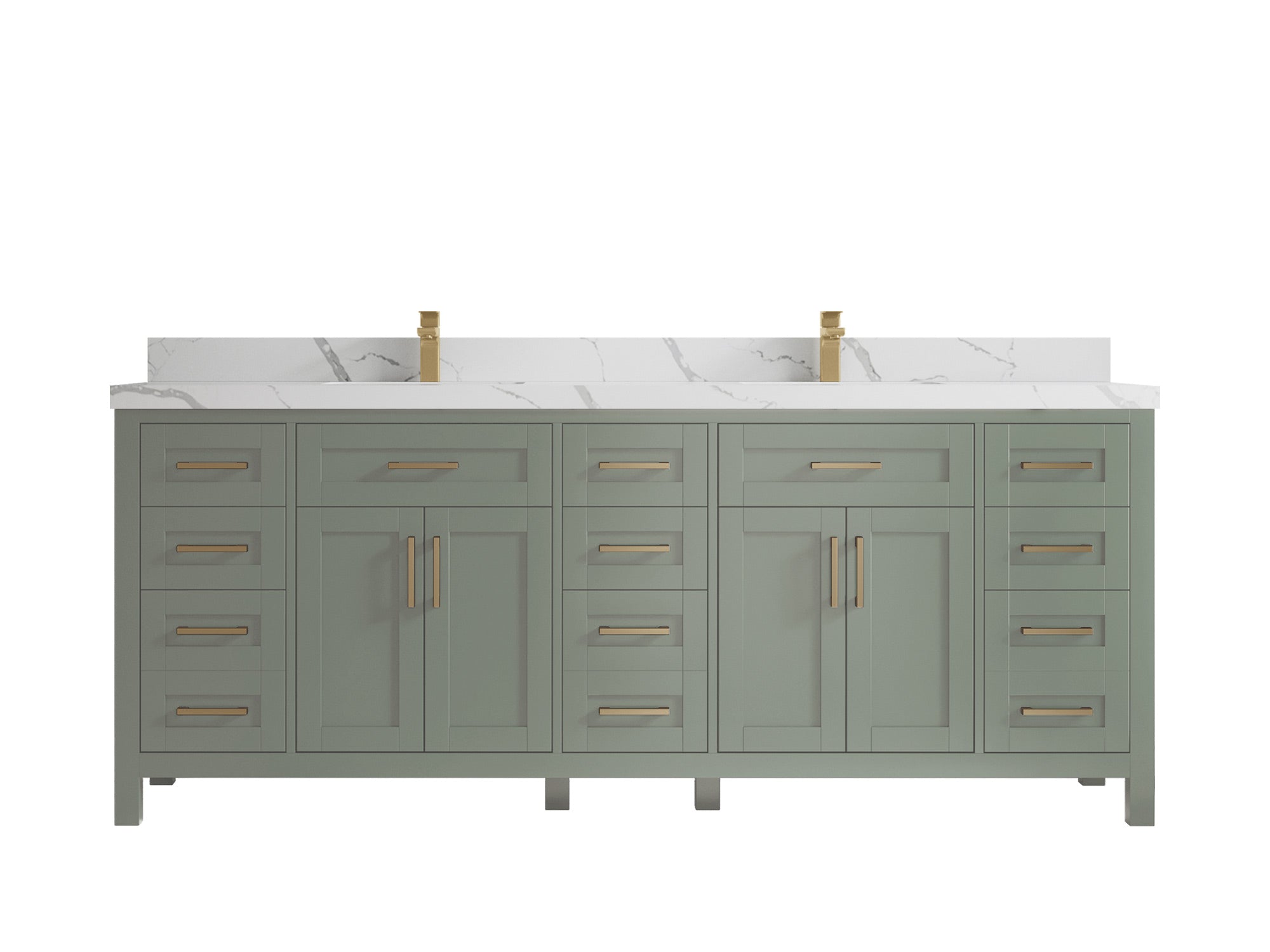 Cambridge 84 in. W x 22 in. D Double Sink Bathroom Vanity - Willow Bath and Vanity