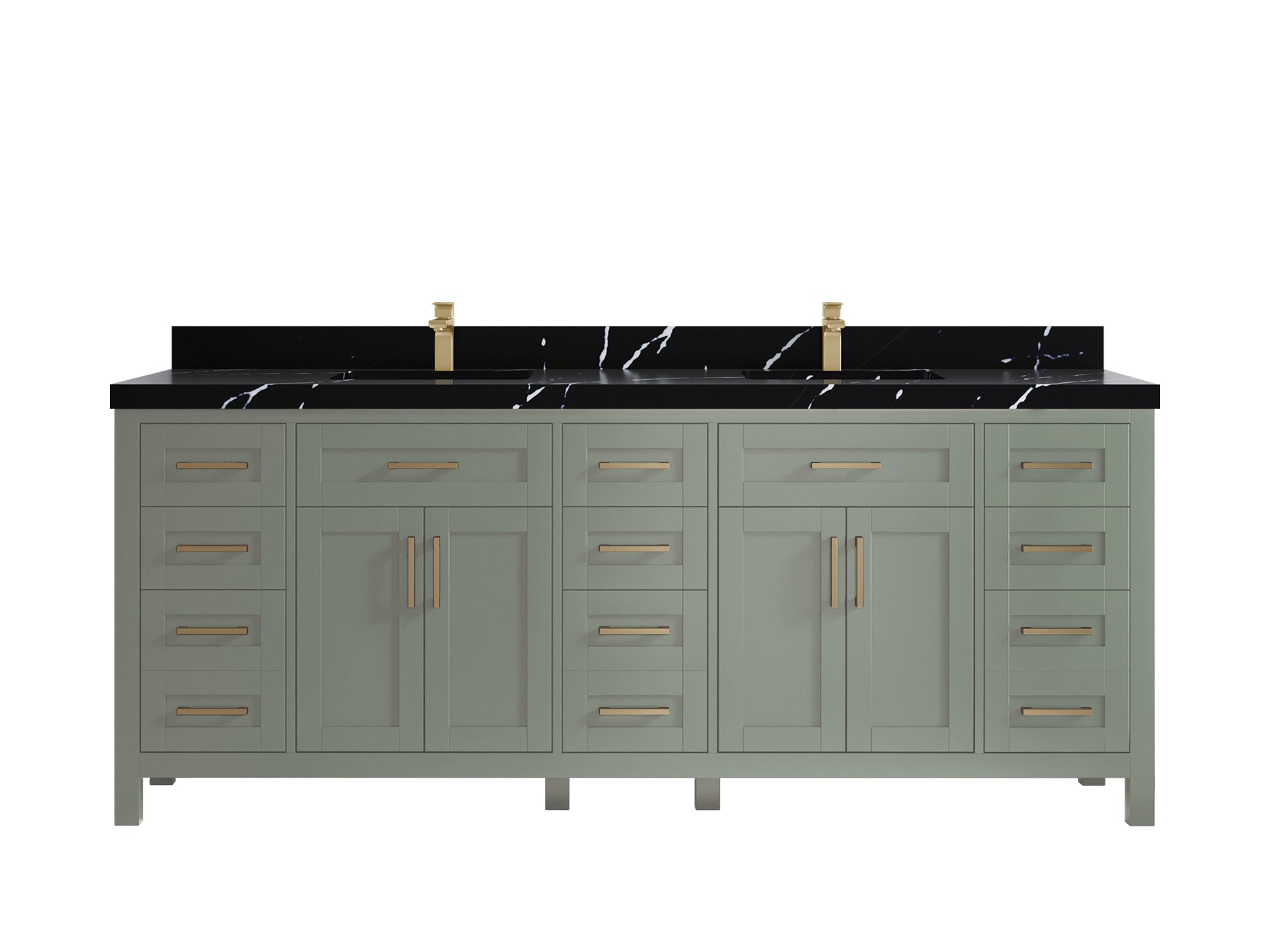 Cambridge 84 in. W x 22 in. D Double Sink Bathroom Vanity - Willow Bath and Vanity