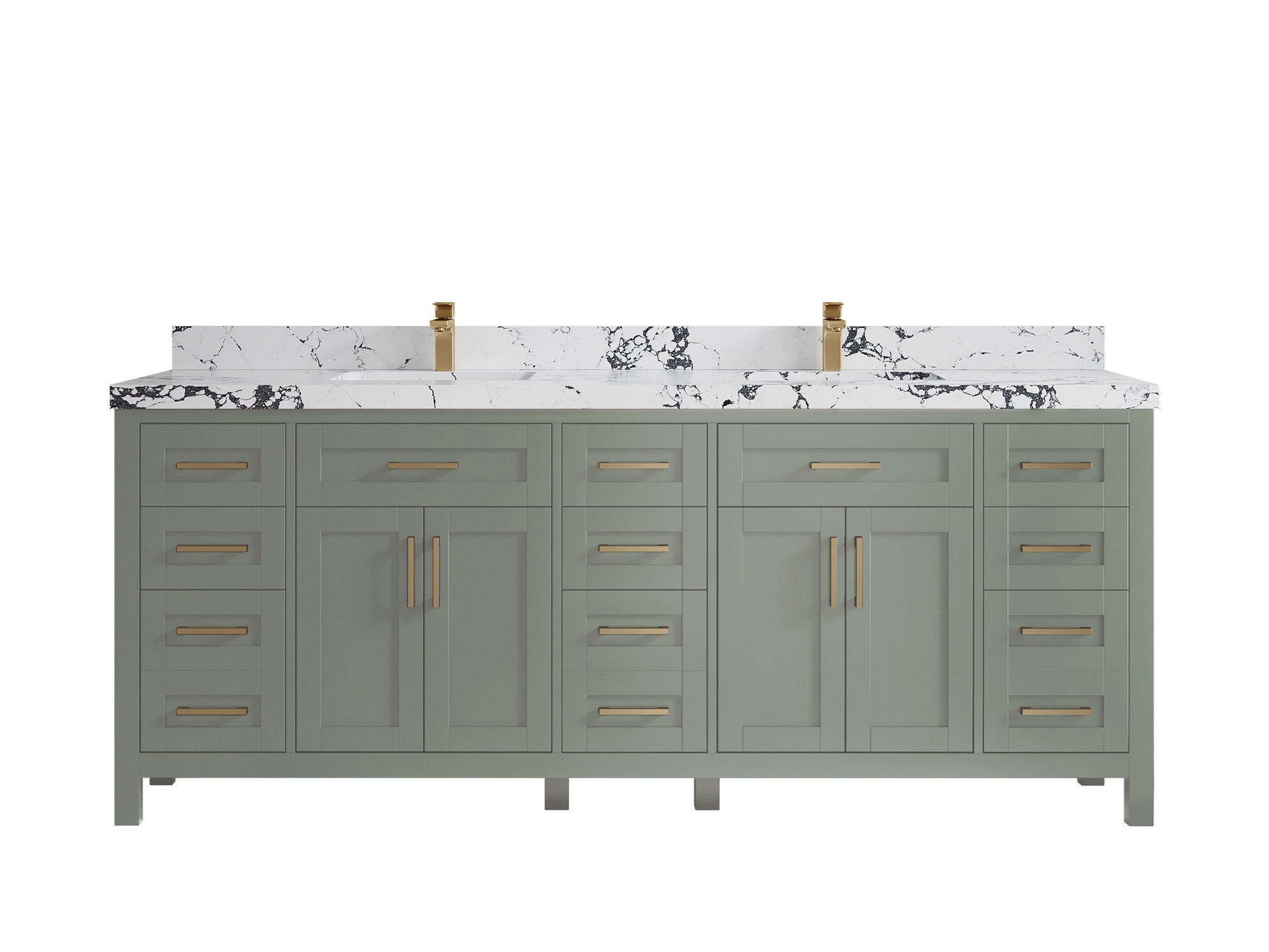 Cambridge 84 in. W x 22 in. D Double Sink Bathroom Vanity - Willow Bath and Vanity