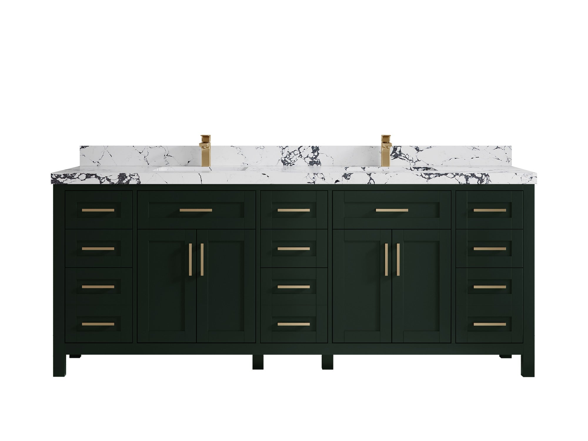 Cambridge 84 in. W x 22 in. D Double Sink Bathroom Vanity - Willow Bath and Vanity
