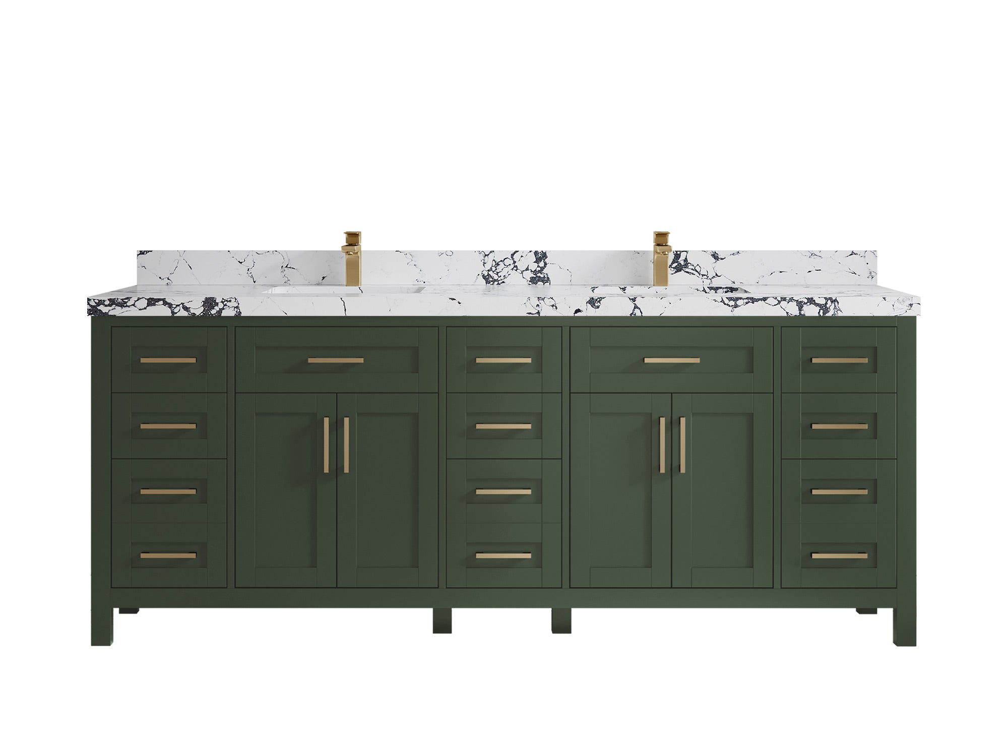 Cambridge 84 in. W x 22 in. D Double Sink Bathroom Vanity - Willow Bath and Vanity