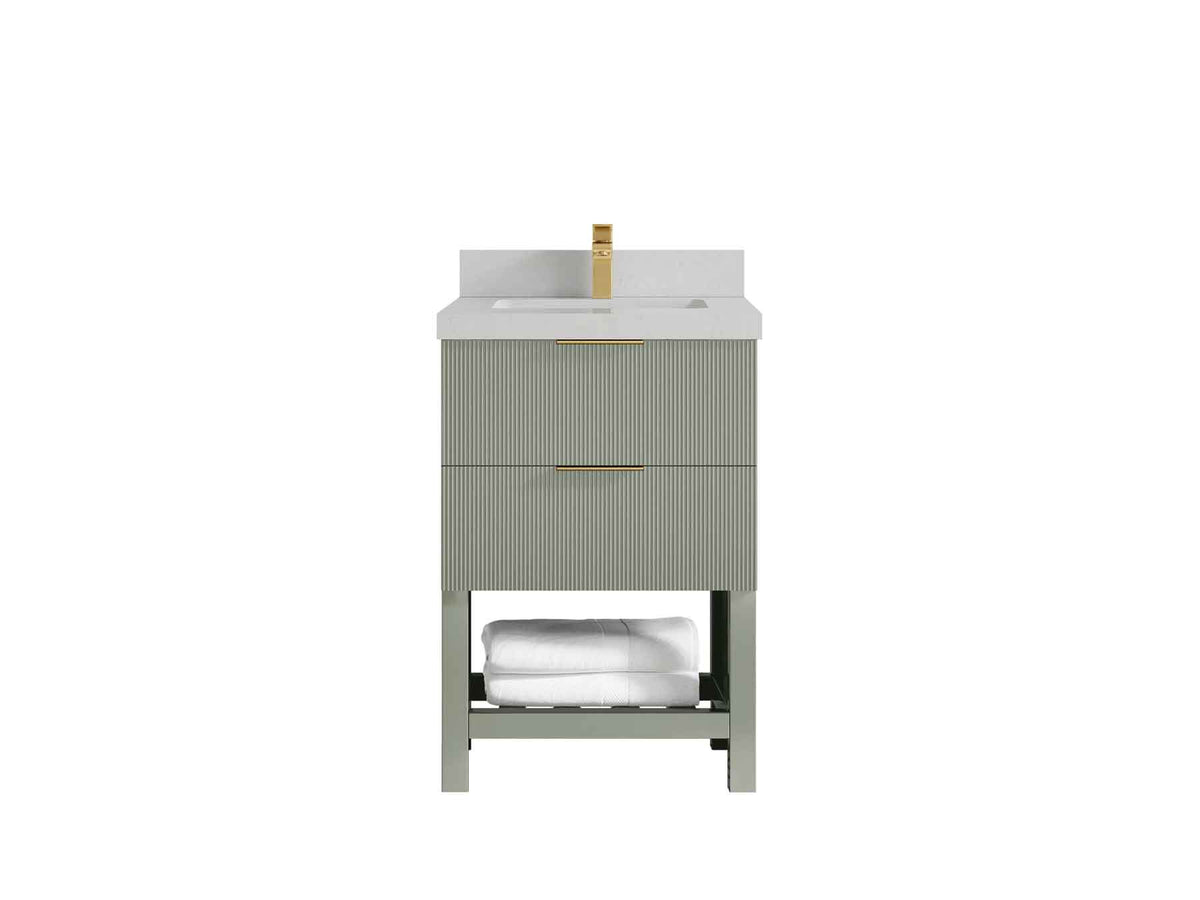 Catalina 24 in. W x 22 in. D Single Sink Bathroom Vanity - Willow Bath and Vanity