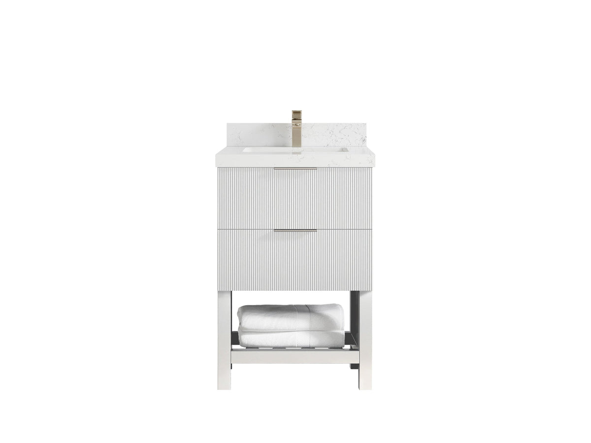 Catalina 24 in. W x 22 in. D Single Sink Bathroom Vanity - Willow Bath and Vanity