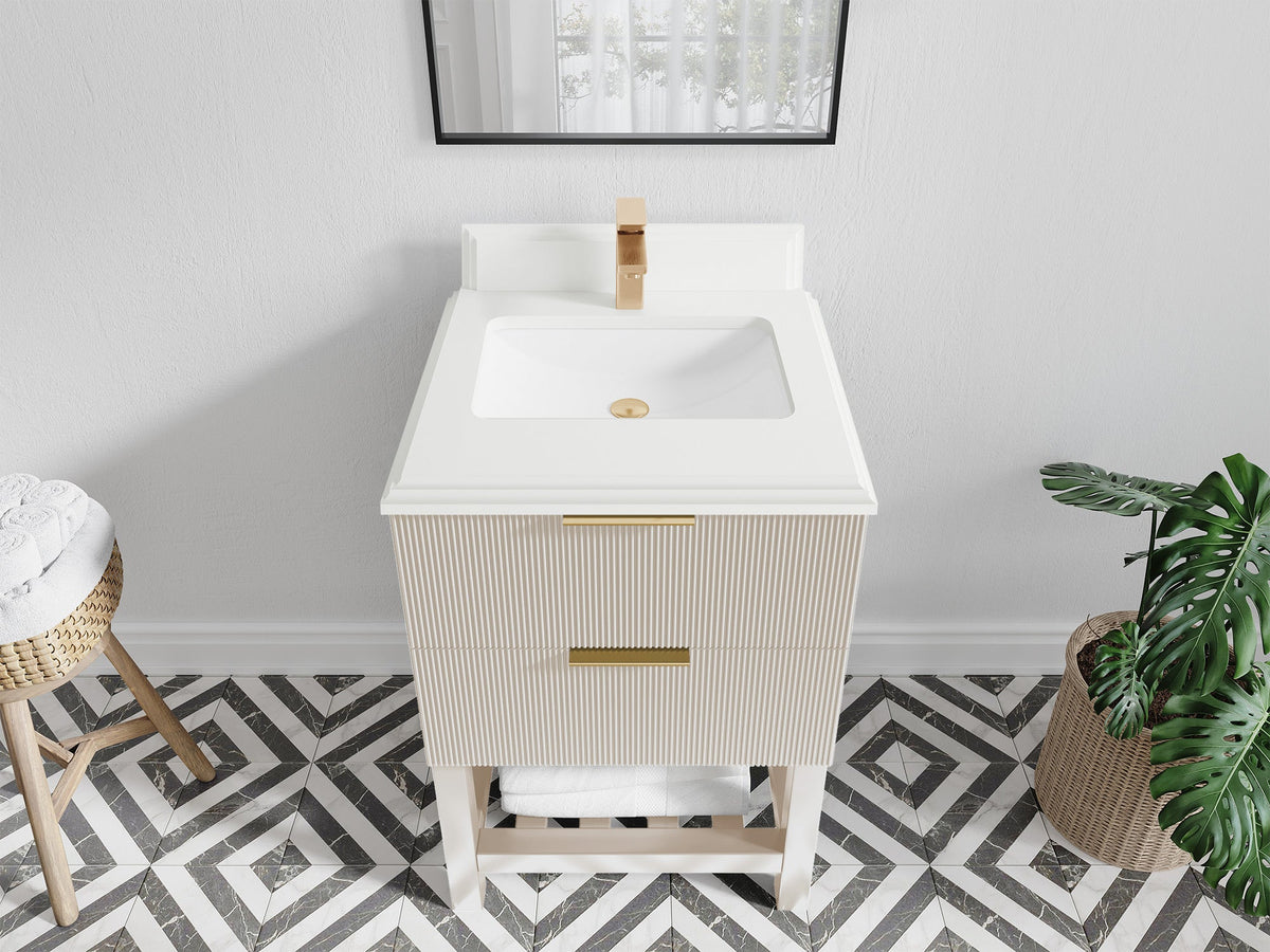 Catalina 24 in. W x 22 in. D Single Sink Bathroom Vanity - Willow Bath and Vanity