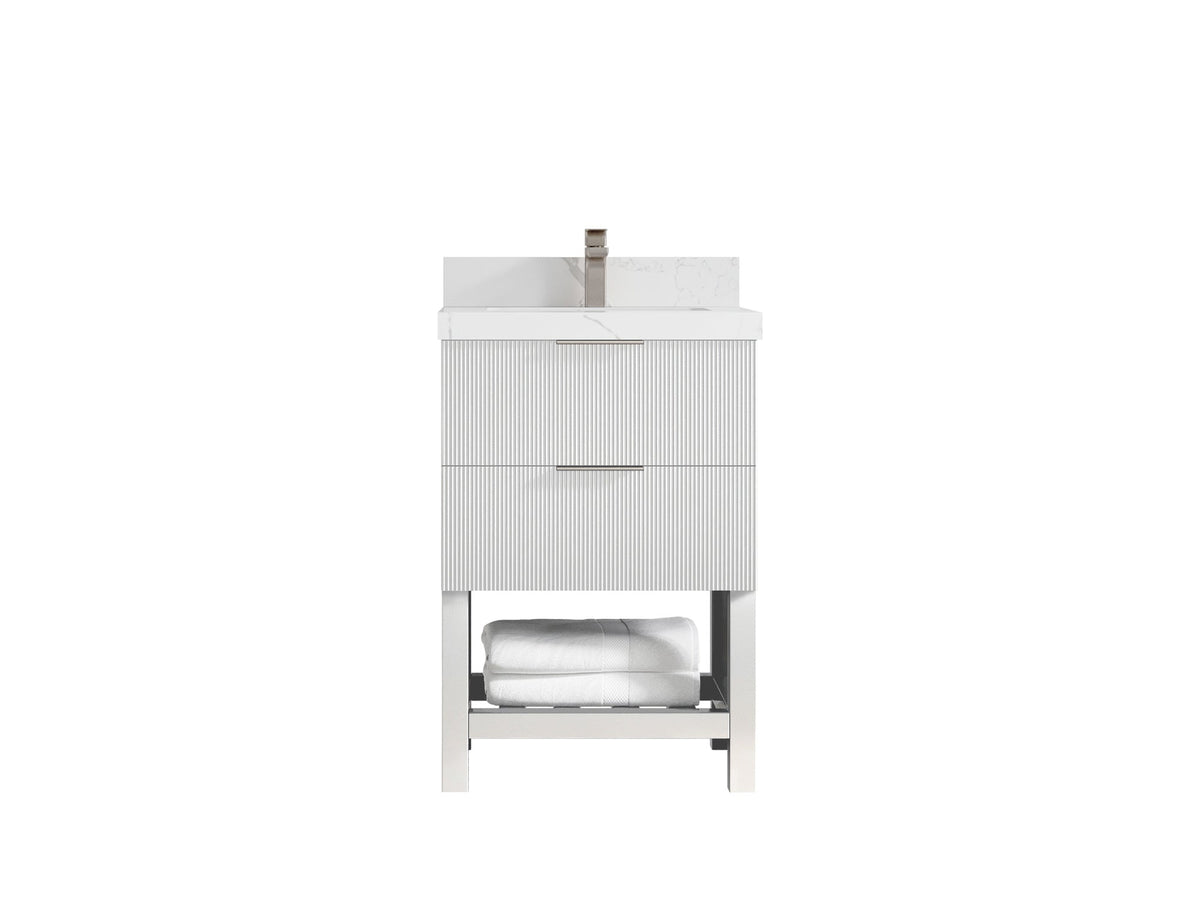Catalina 24 in. W x 22 in. D Single Sink Bathroom Vanity - Willow Bath and Vanity
