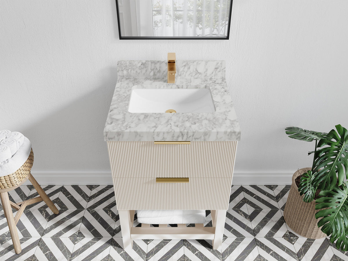 Catalina 24 in. W x 22 in. D Single Sink Bathroom Vanity - Willow Bath and Vanity