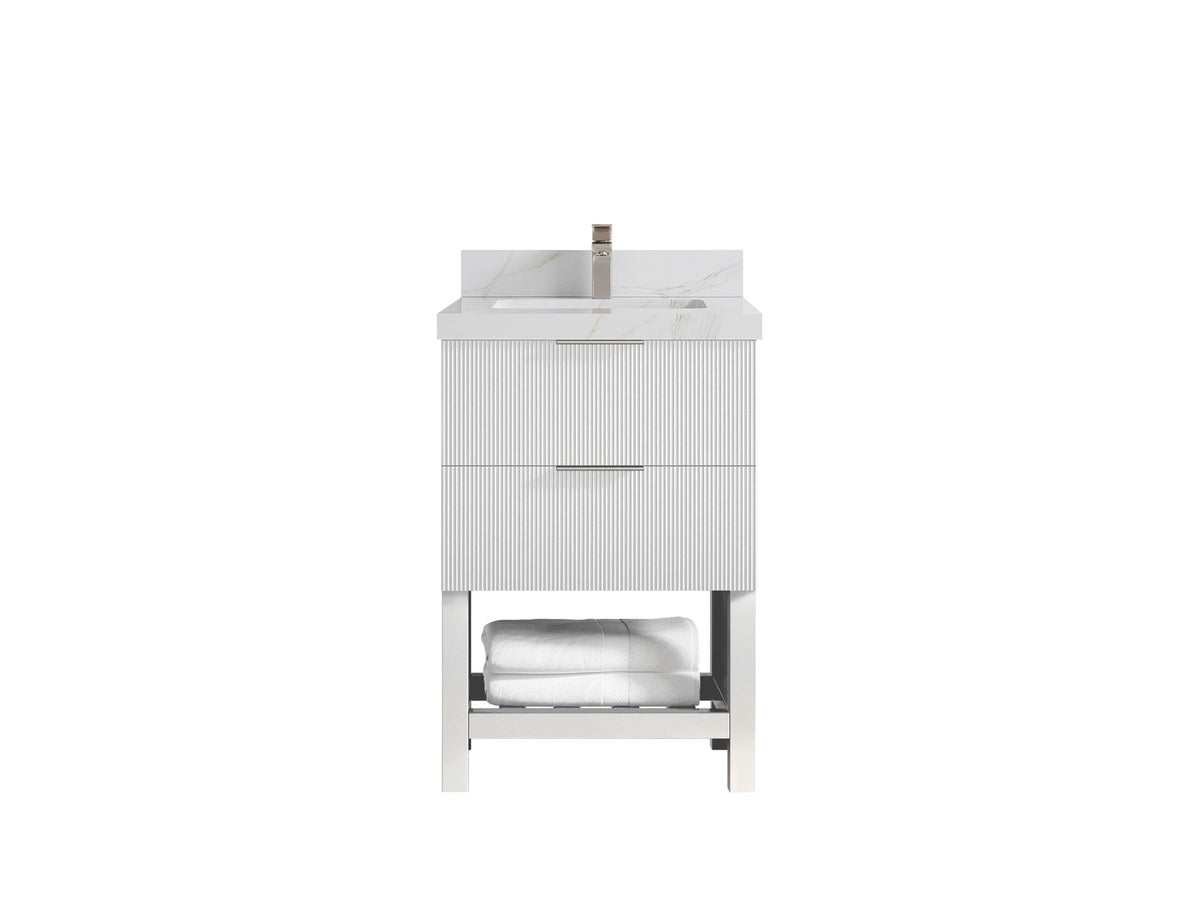 Catalina 24 in. W x 22 in. D Single Sink Bathroom Vanity - Willow Bath and Vanity