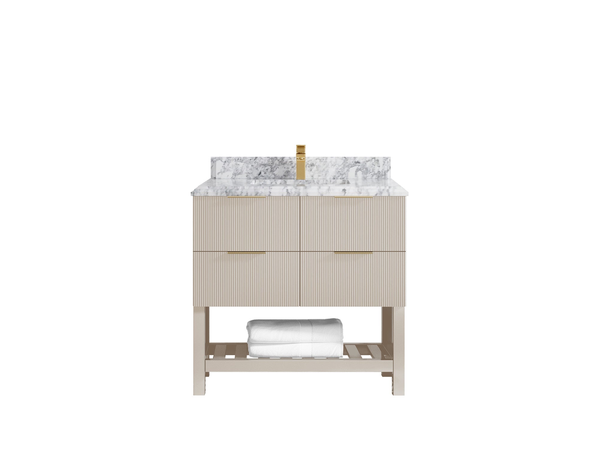 Catalina 36 in. W x 22 in. D Center Sink Bathroom Vanity - Willow Bath and Vanity
