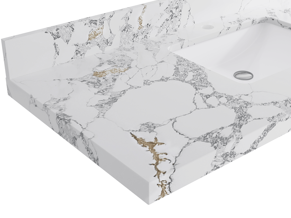 Catalina 84 in W x 22 in D Free Standing Reeded Double Sink Bathroom Vanity - Willow Bath and Vanity