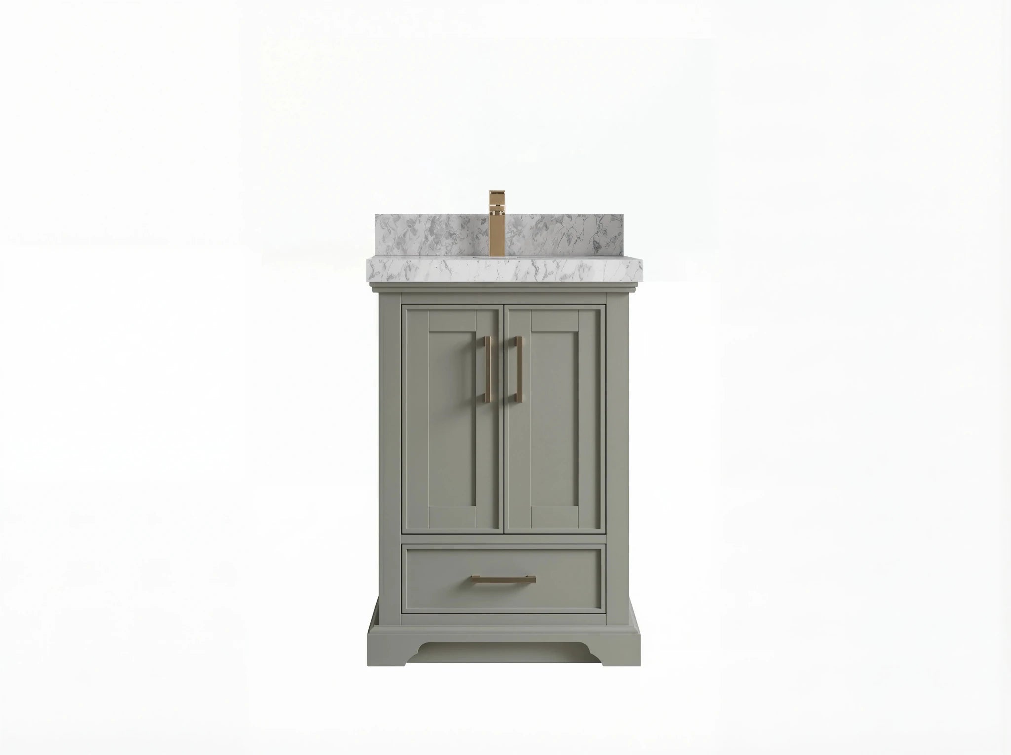 Charlotte 24 in. W x 22 in. D Single Sink Bathroom Vanity - Willow Bath and Vanity