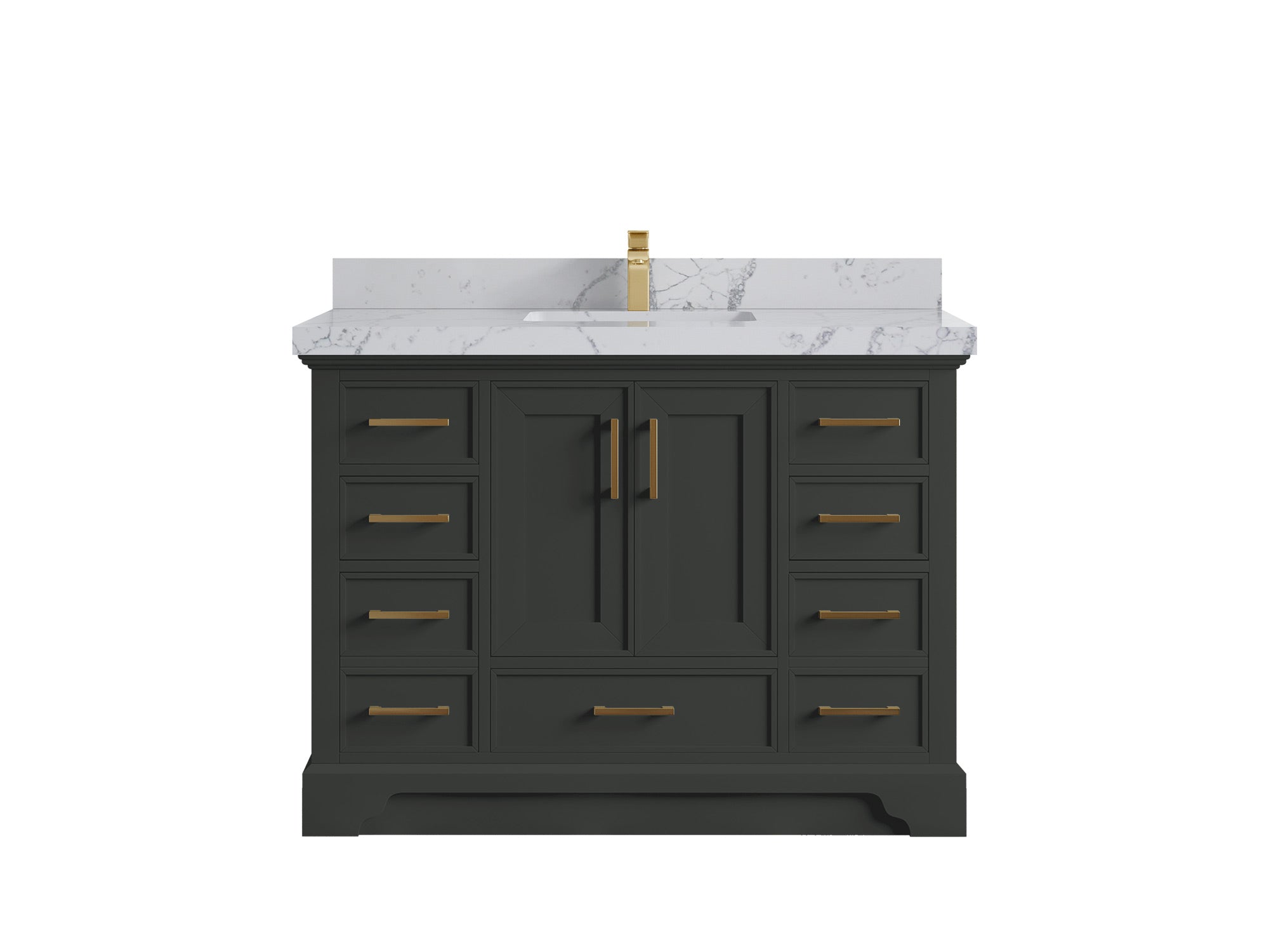 Charlotte 48 in. W x 22 in. D Single Sink Bathroom Vanity - Willow Bath and Vanity