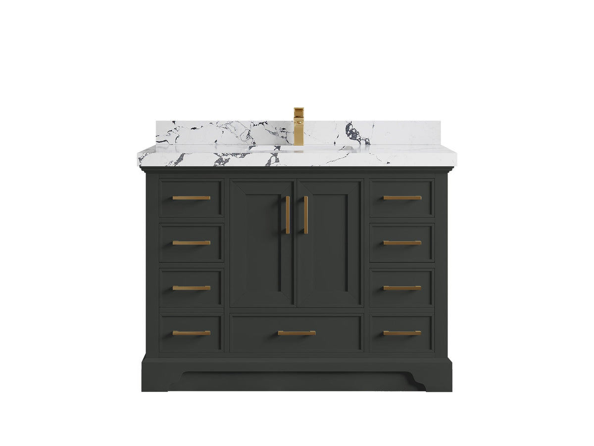 Charlotte 48 in. W x 22 in. D Single Sink Bathroom Vanity - Willow Bath and Vanity