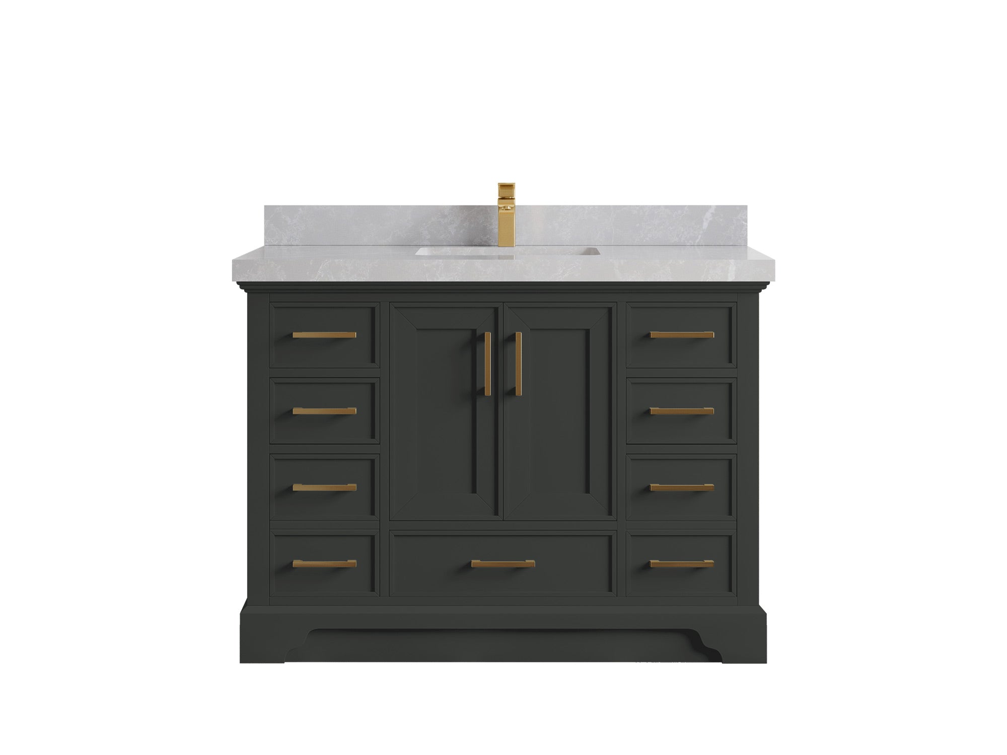 Charlotte 48 in. W x 22 in. D Single Sink Bathroom Vanity - Willow Bath and Vanity